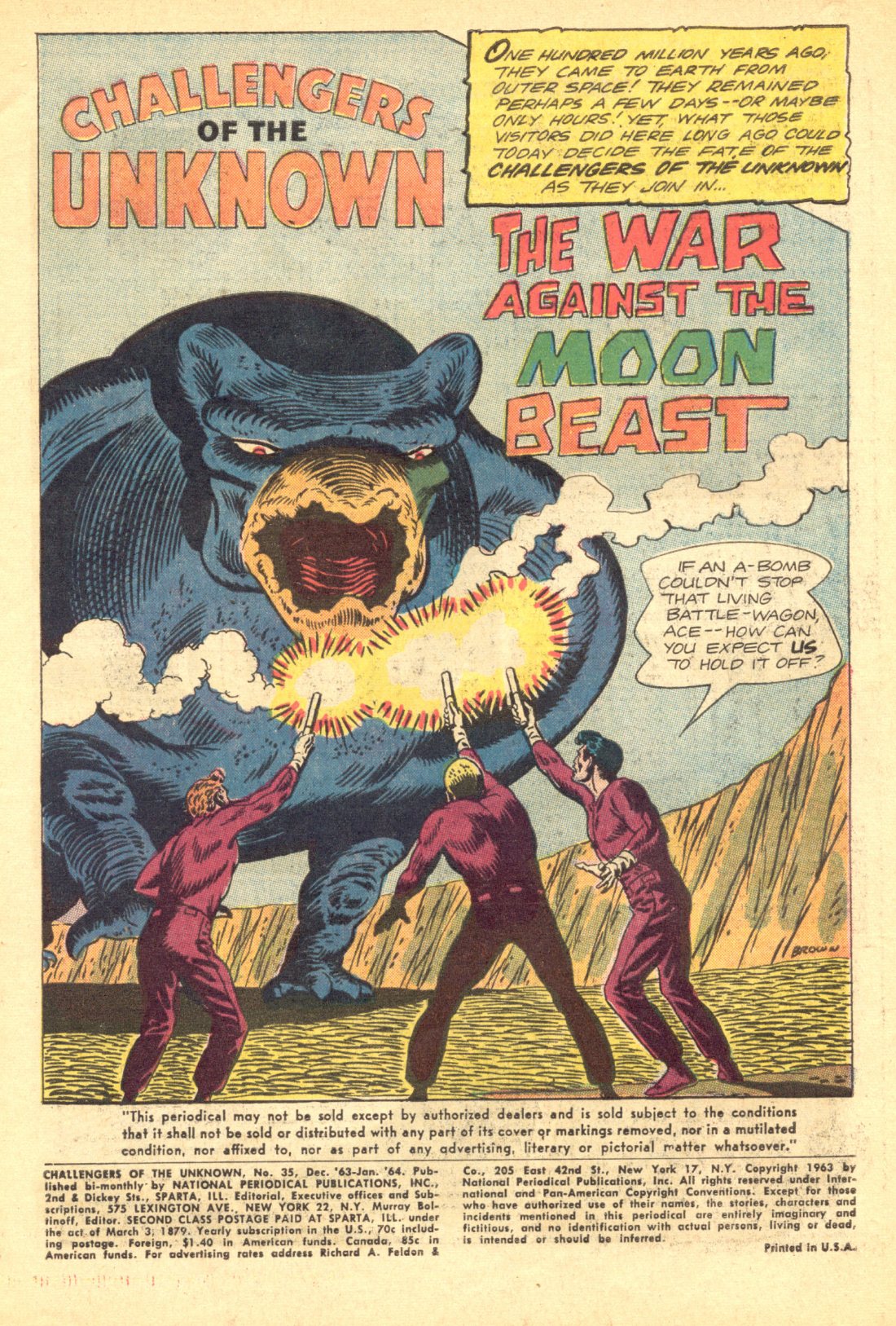 Read online Challengers of the Unknown (1958) comic -  Issue #35 - 3