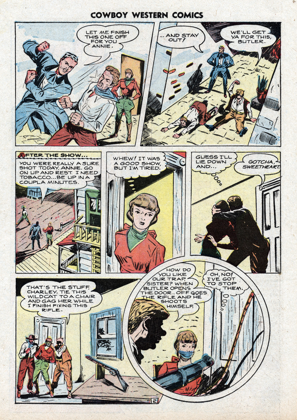 Read online Cowboy Western Comics (1948) comic -  Issue #22 - 8