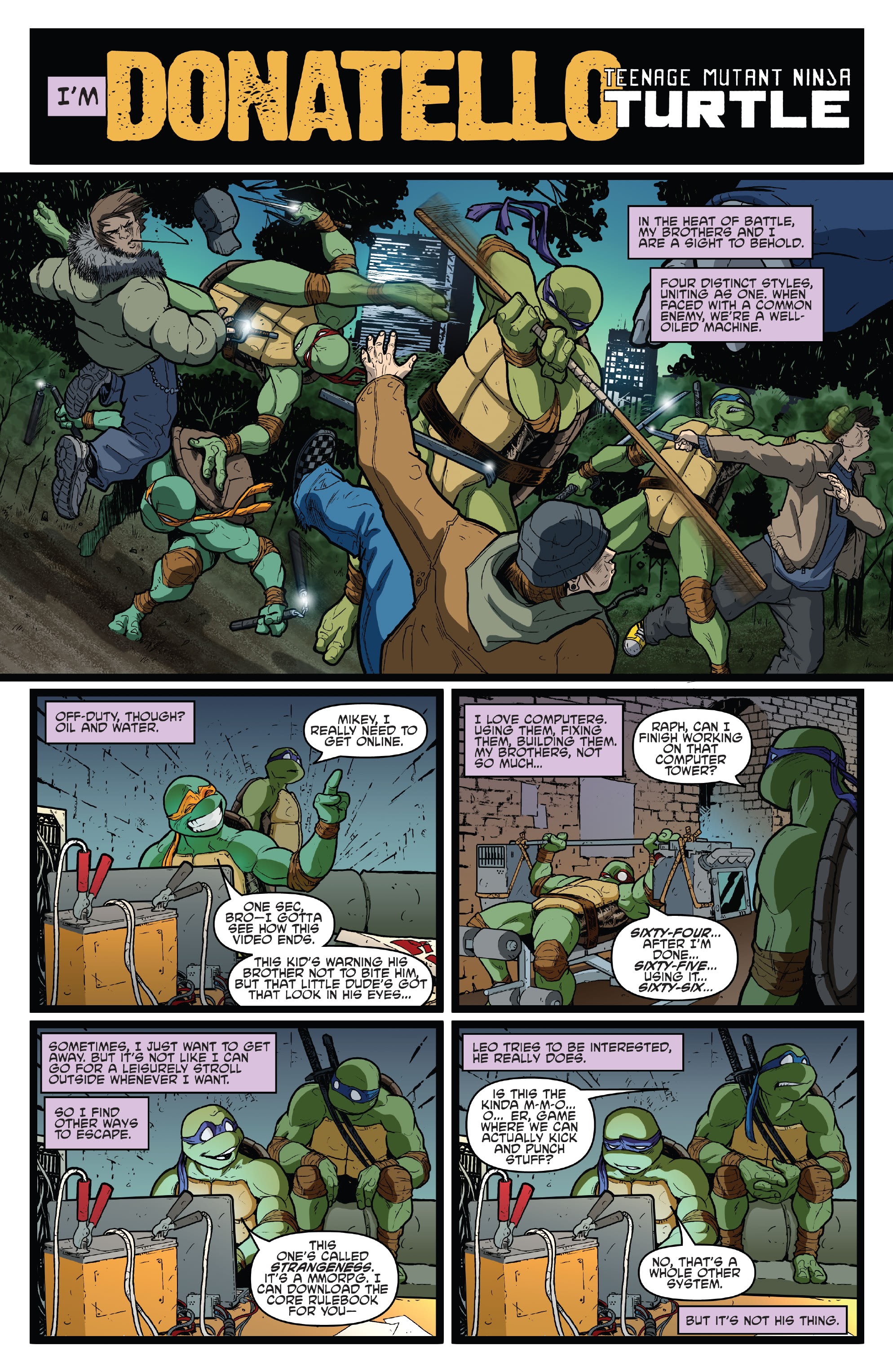 Read online TMNT: Best of Donatello comic -  Issue # TPB - 33