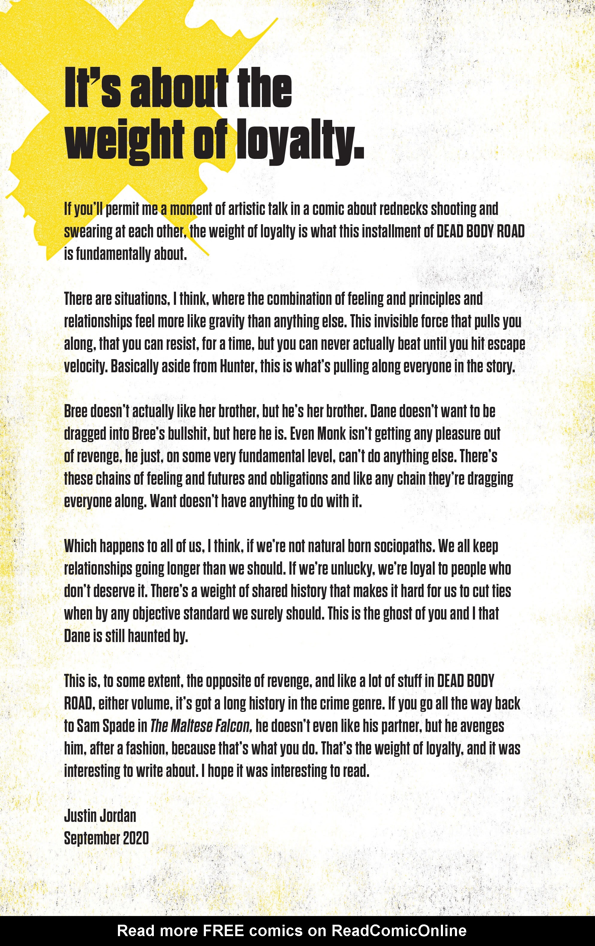 Read online Dead Body Road: Bad Blood comic -  Issue #4 - 23