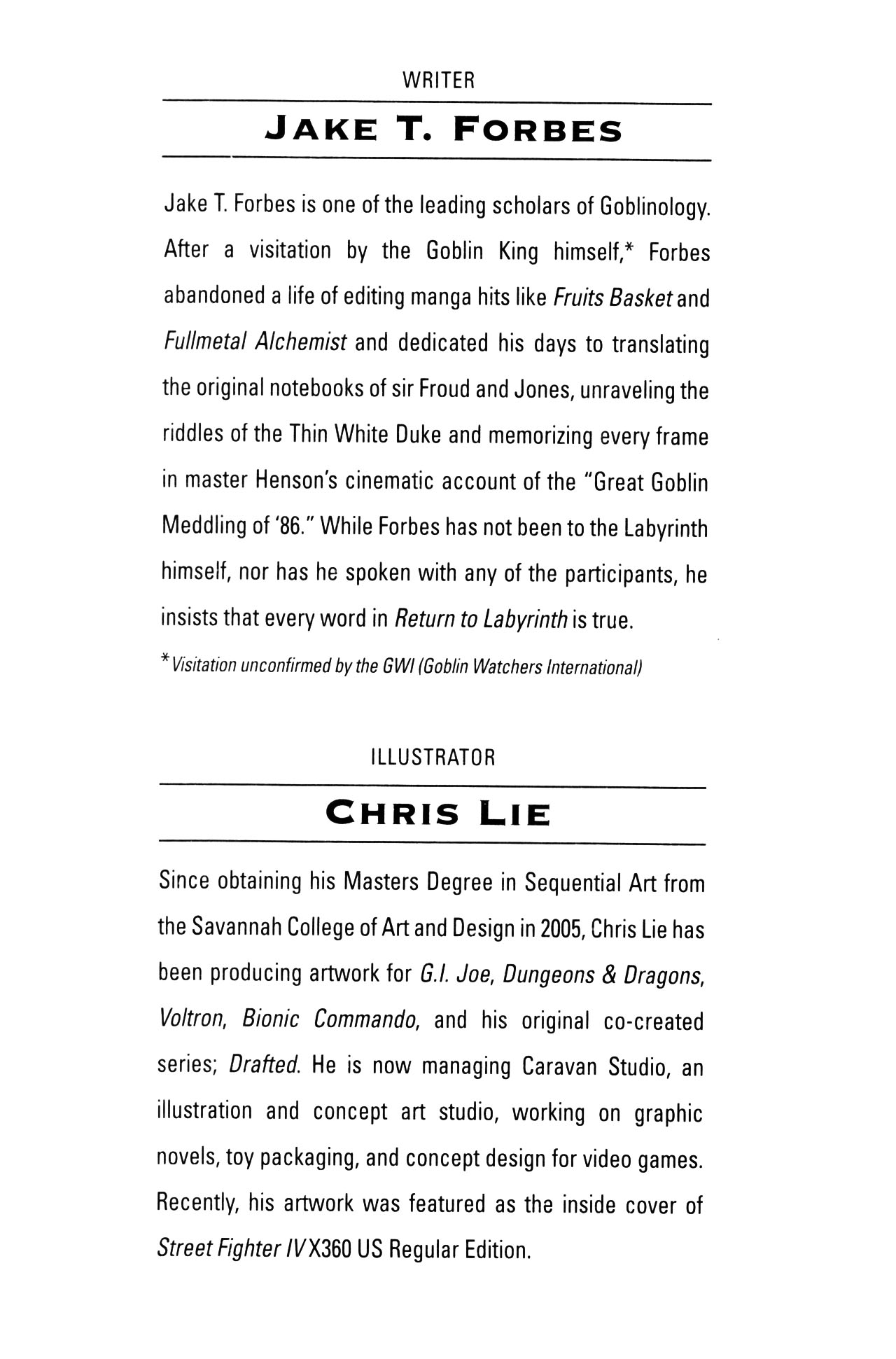 Read online Jim Henson's Return to Labyrinth comic -  Issue # Vol. 3 - 189