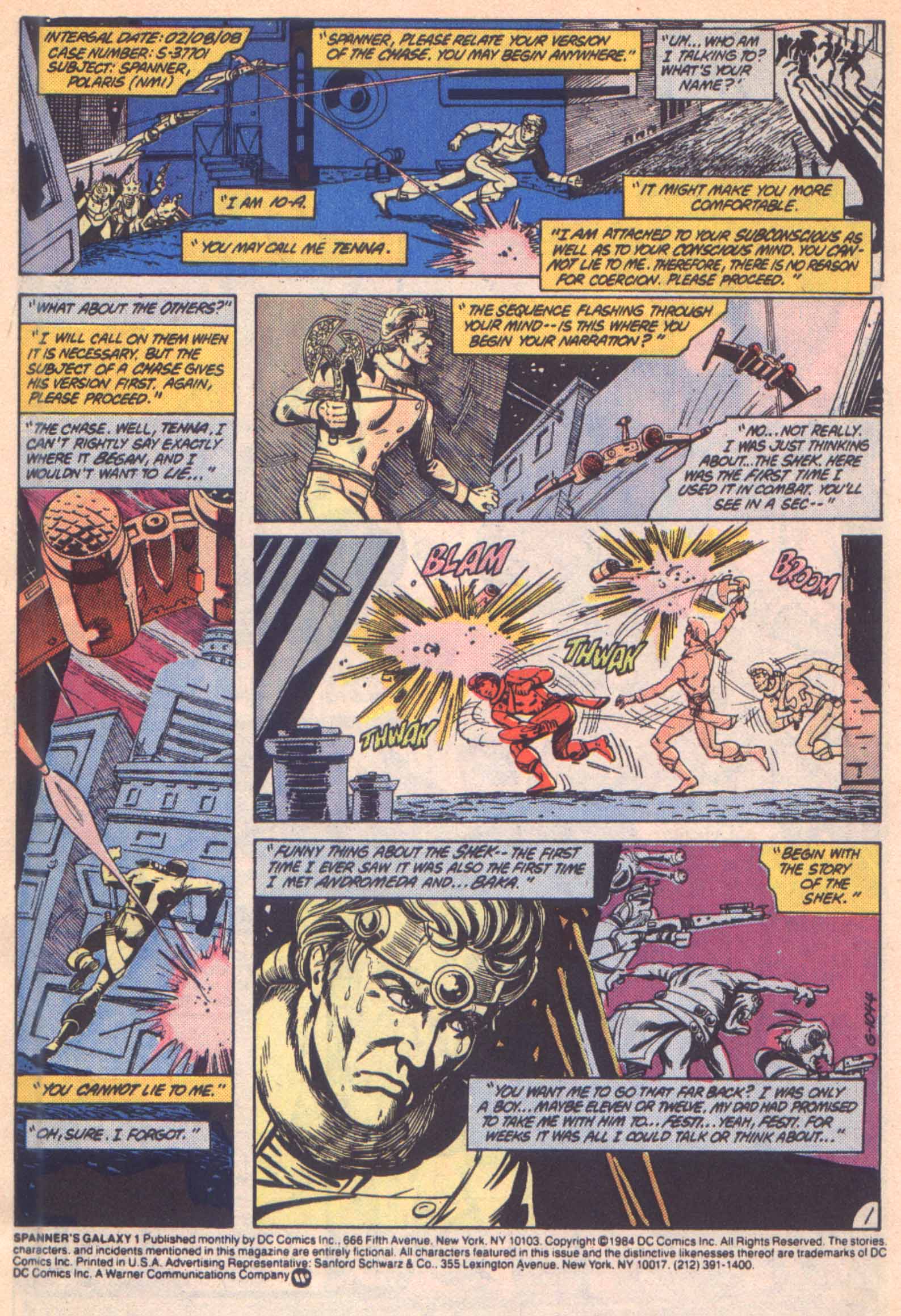 Read online Spanner's Galaxy comic -  Issue #1 - 2