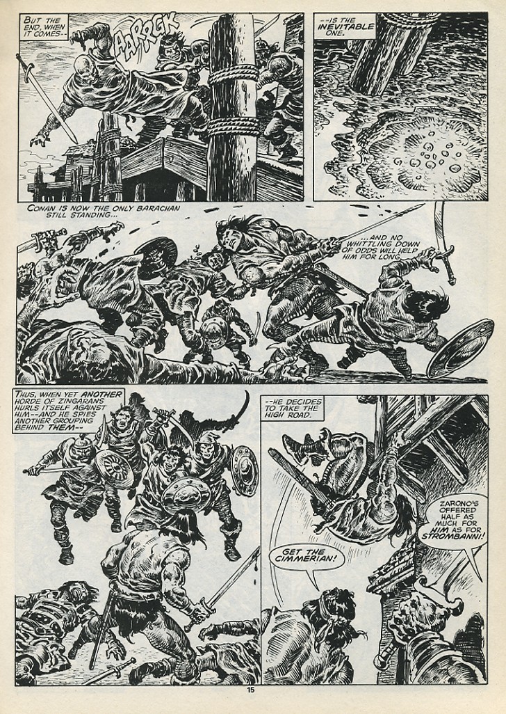 Read online The Savage Sword Of Conan comic -  Issue #199 - 17