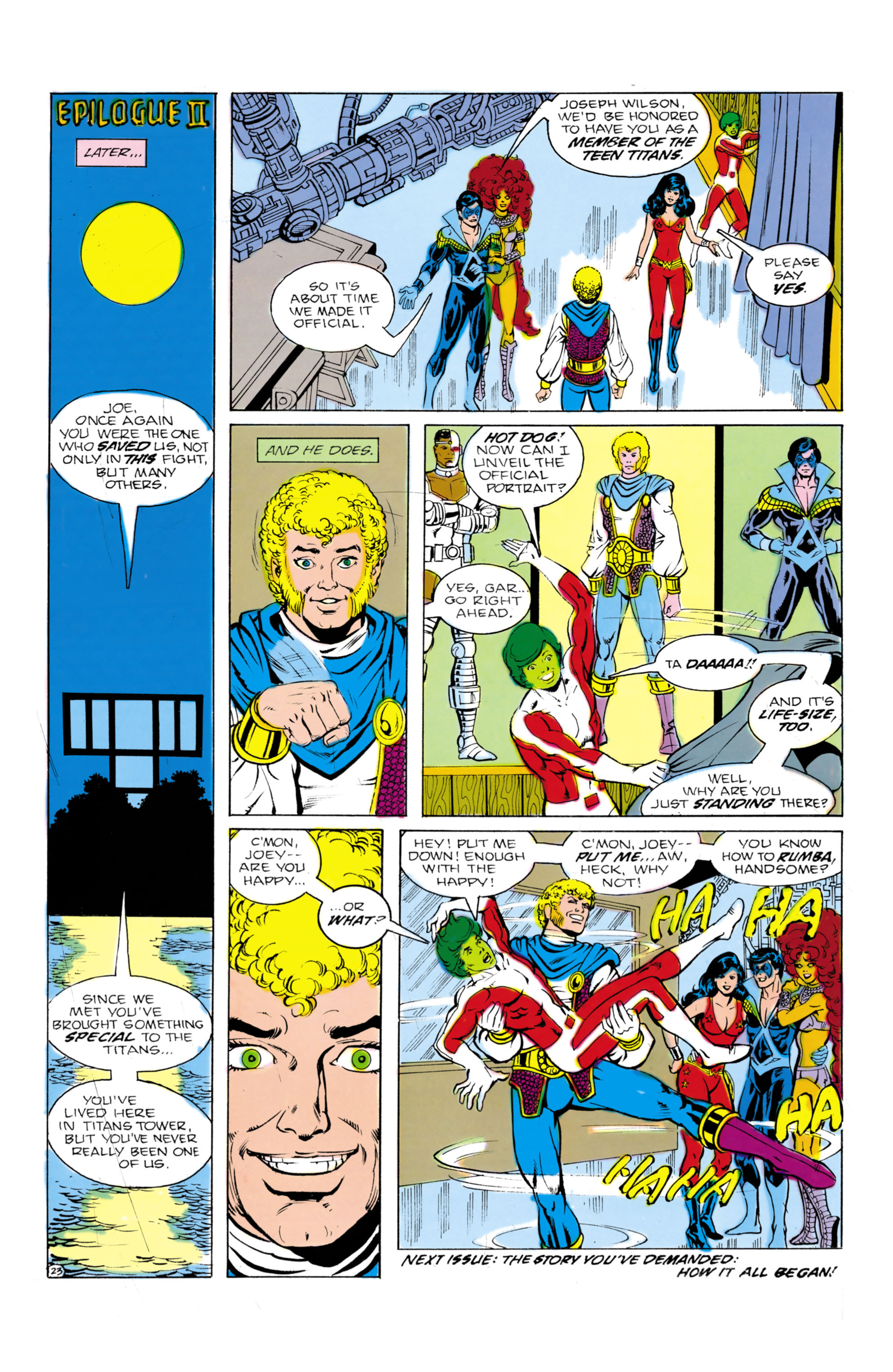 Read online Tales of the Teen Titans comic -  Issue #58 - 24