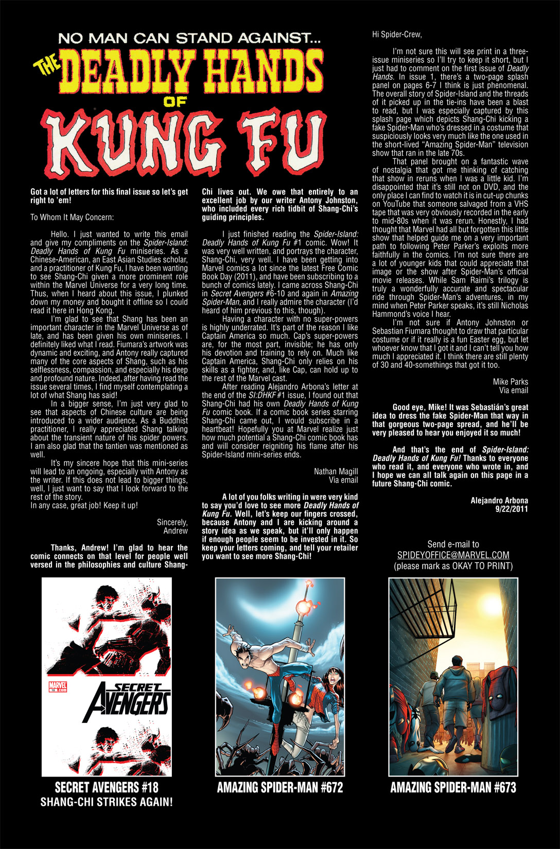 Read online Spider-Island: Deadly Hands of Kung Fu comic -  Issue #3 - 22