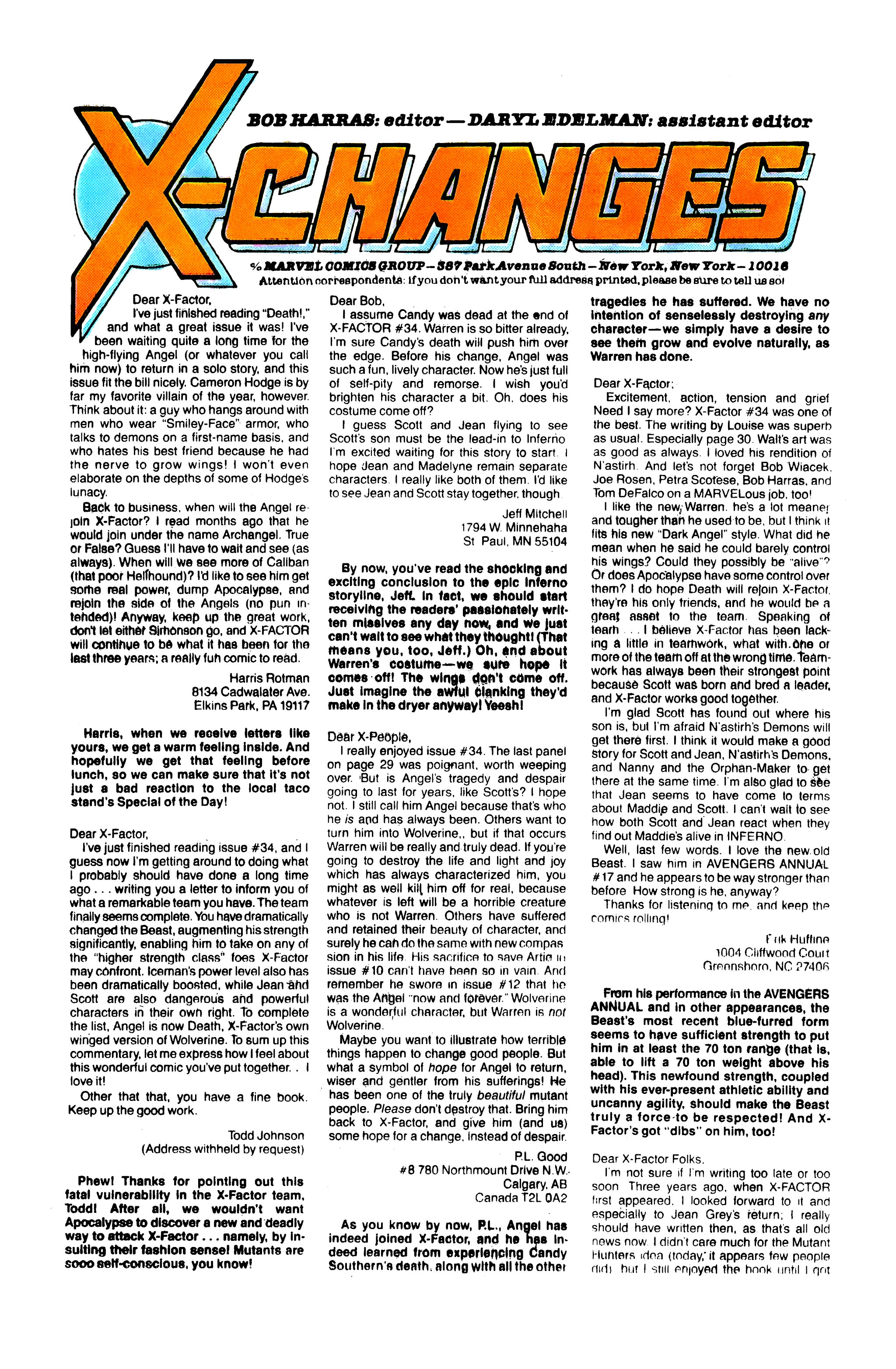 X-Factor (1986) 42 Page 23