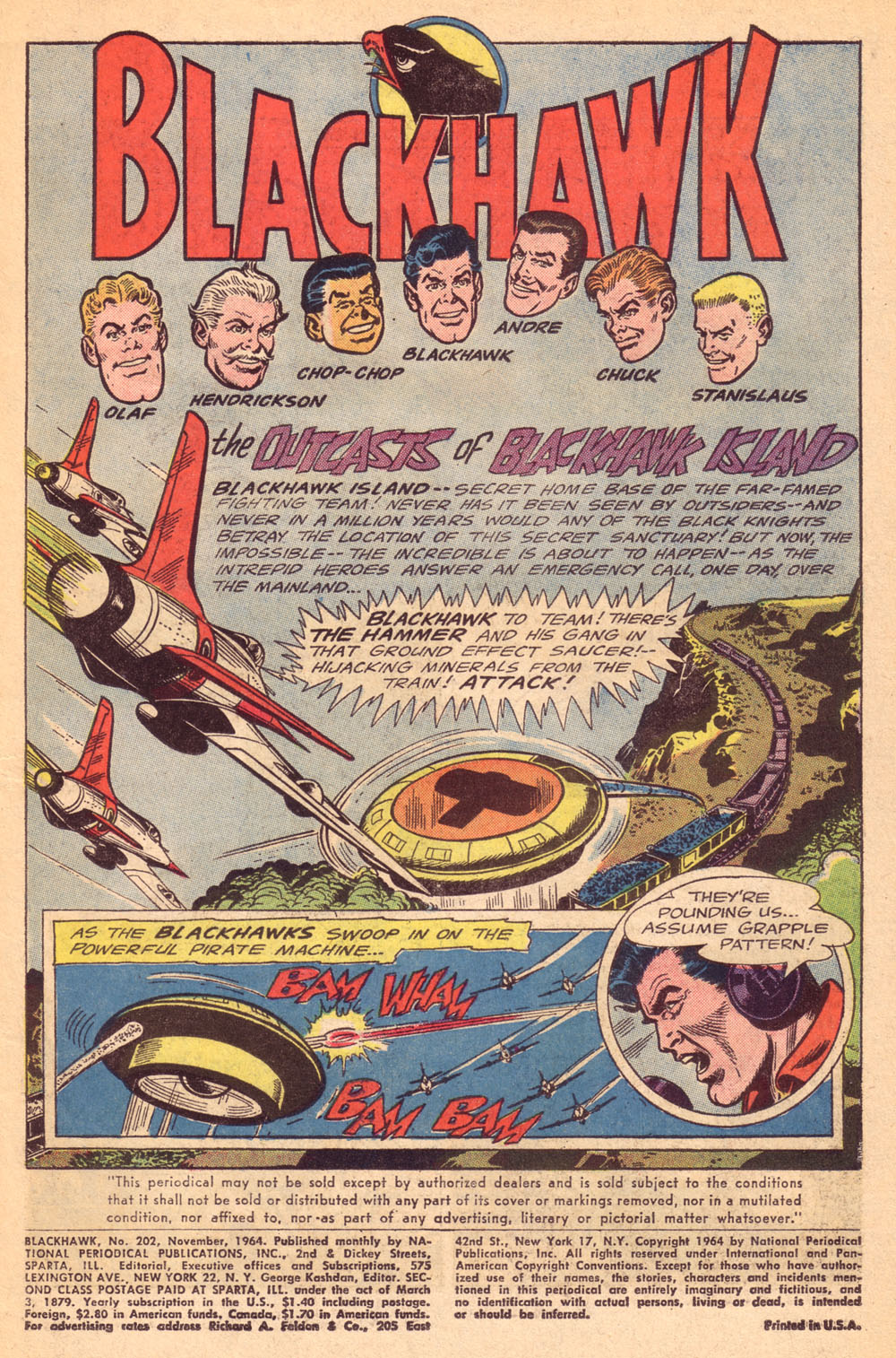 Read online Blackhawk (1957) comic -  Issue #202 - 4