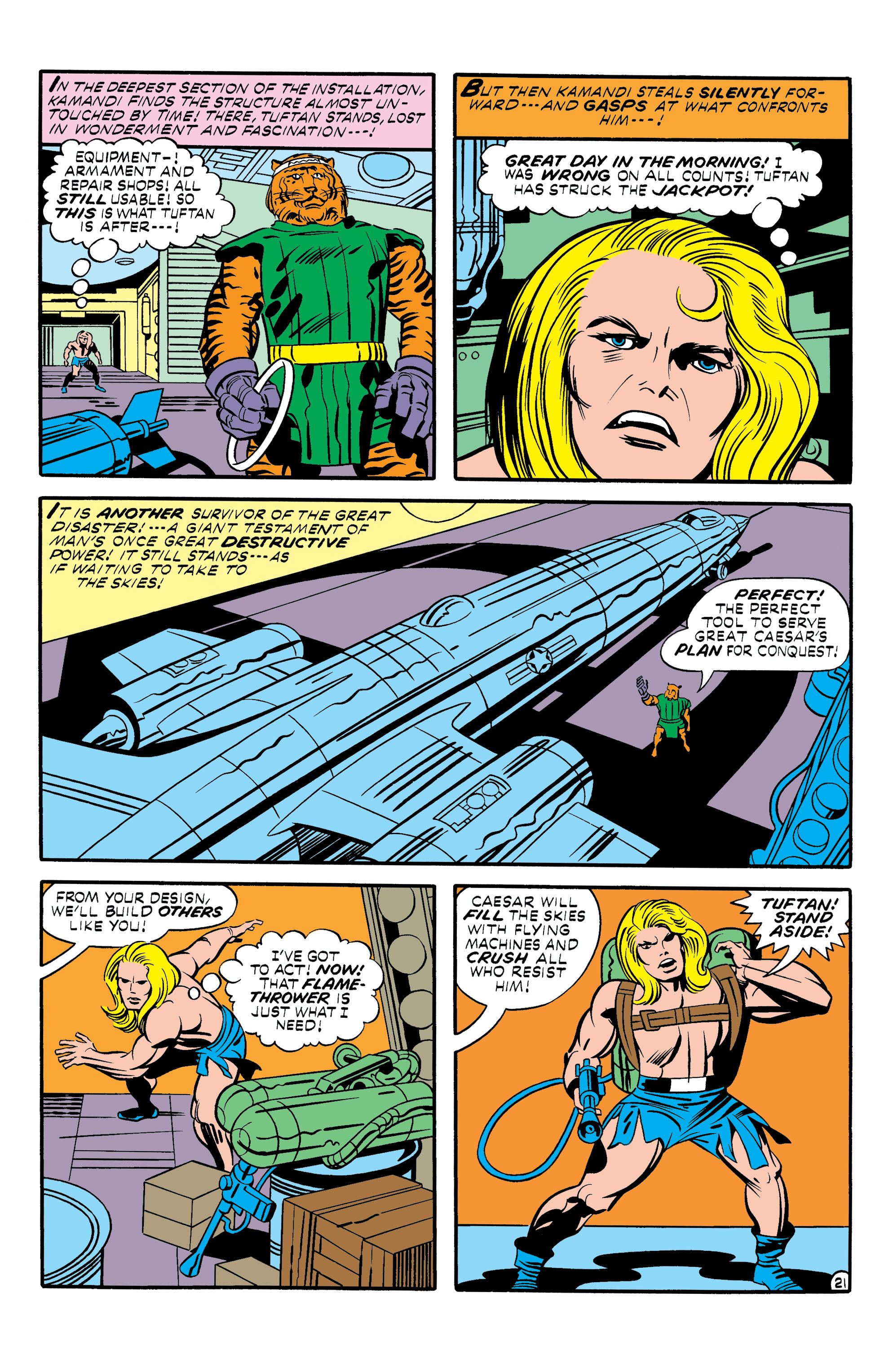 Read online Kamandi, The Last Boy On Earth comic -  Issue #4 - 21