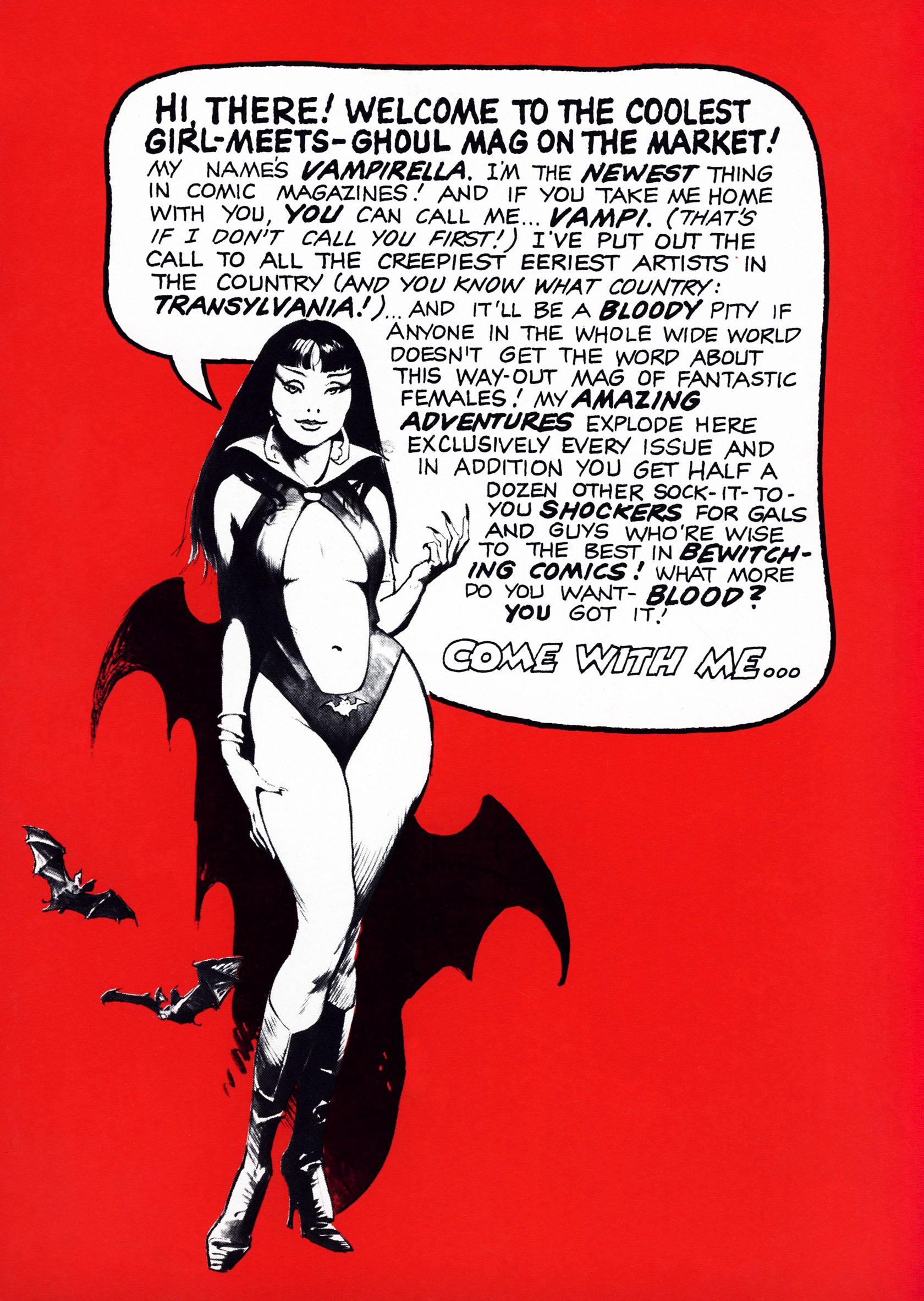 Read online Vampirella (1969) comic -  Issue #1 - 2