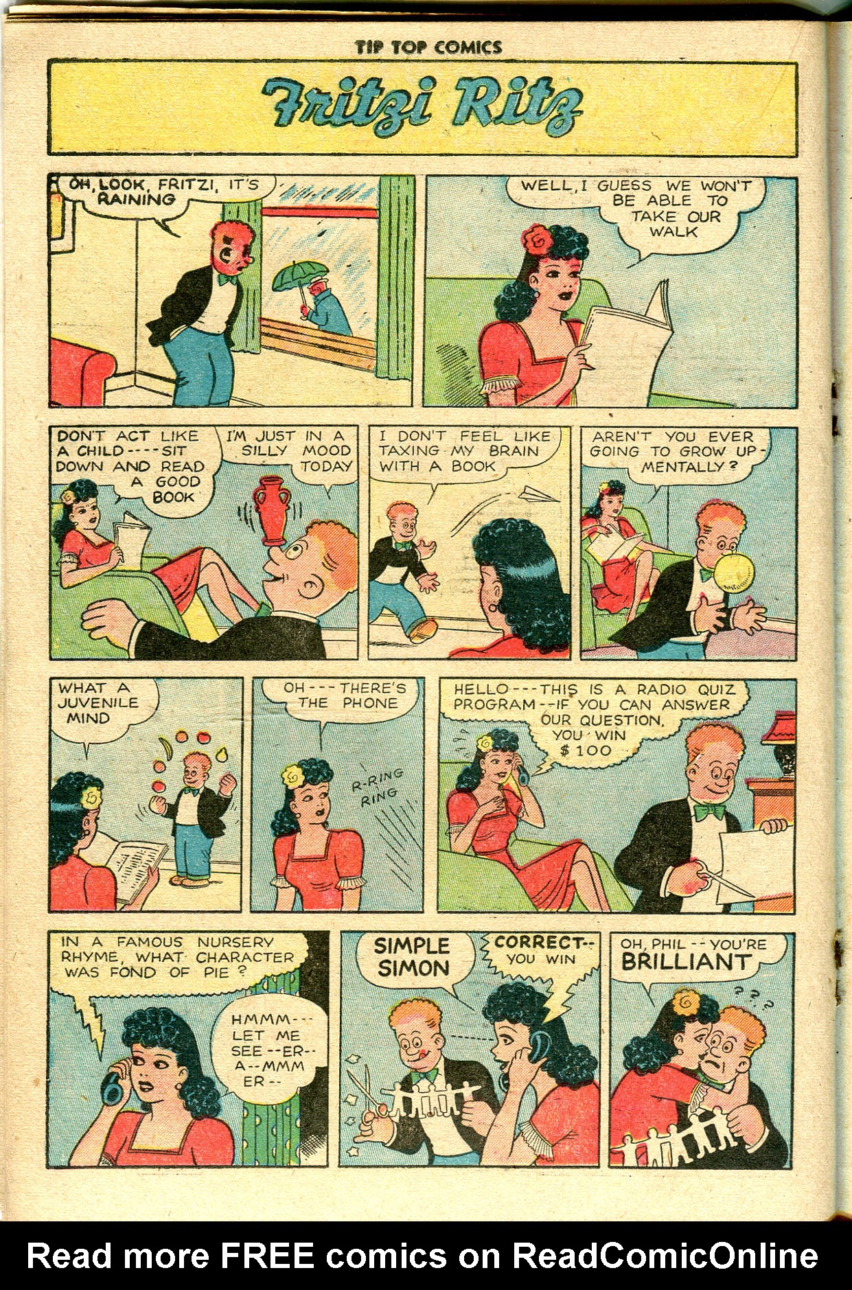 Read online Tip Top Comics comic -  Issue #155 - 24