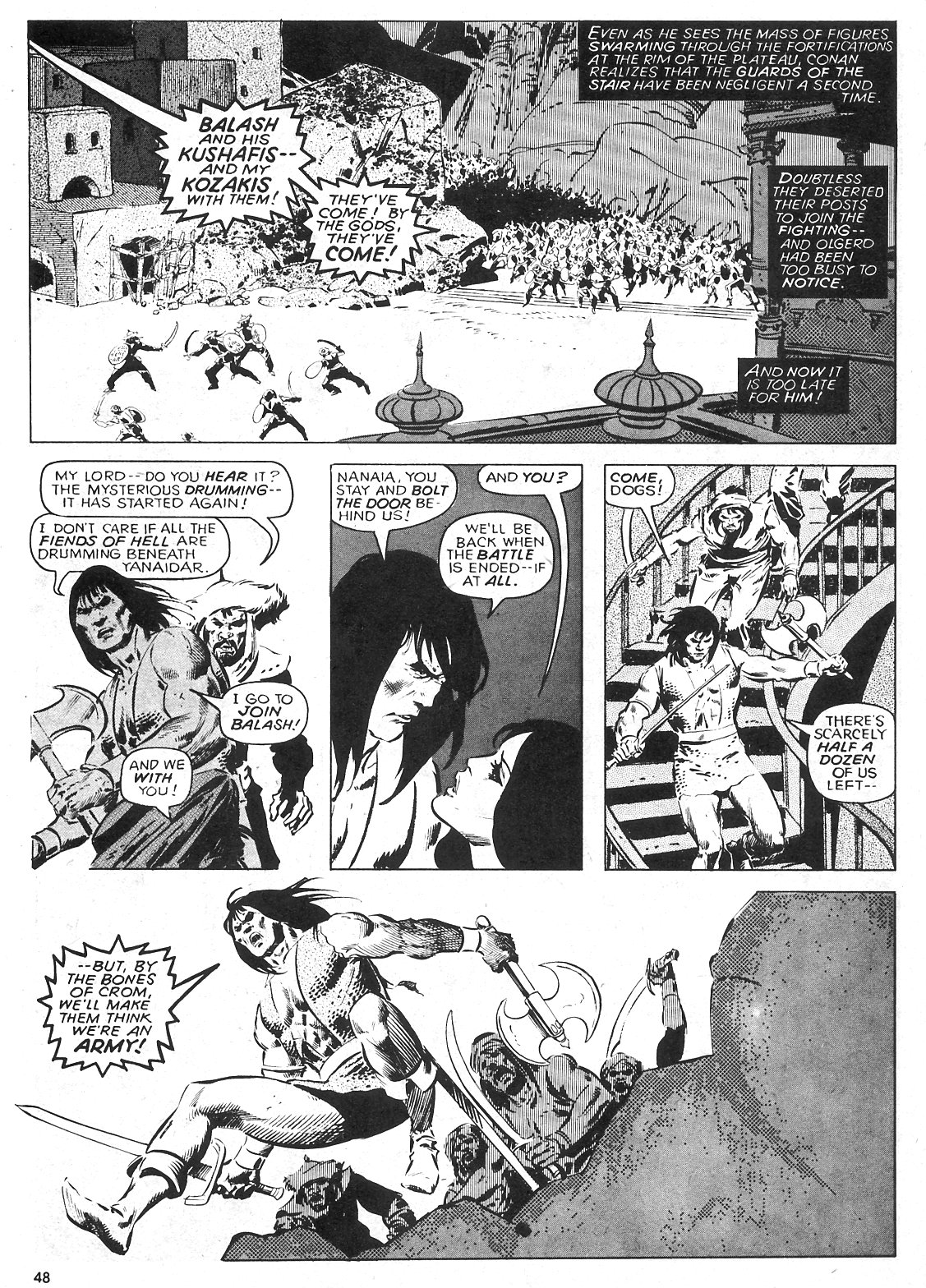 Read online The Savage Sword Of Conan comic -  Issue #32 - 48