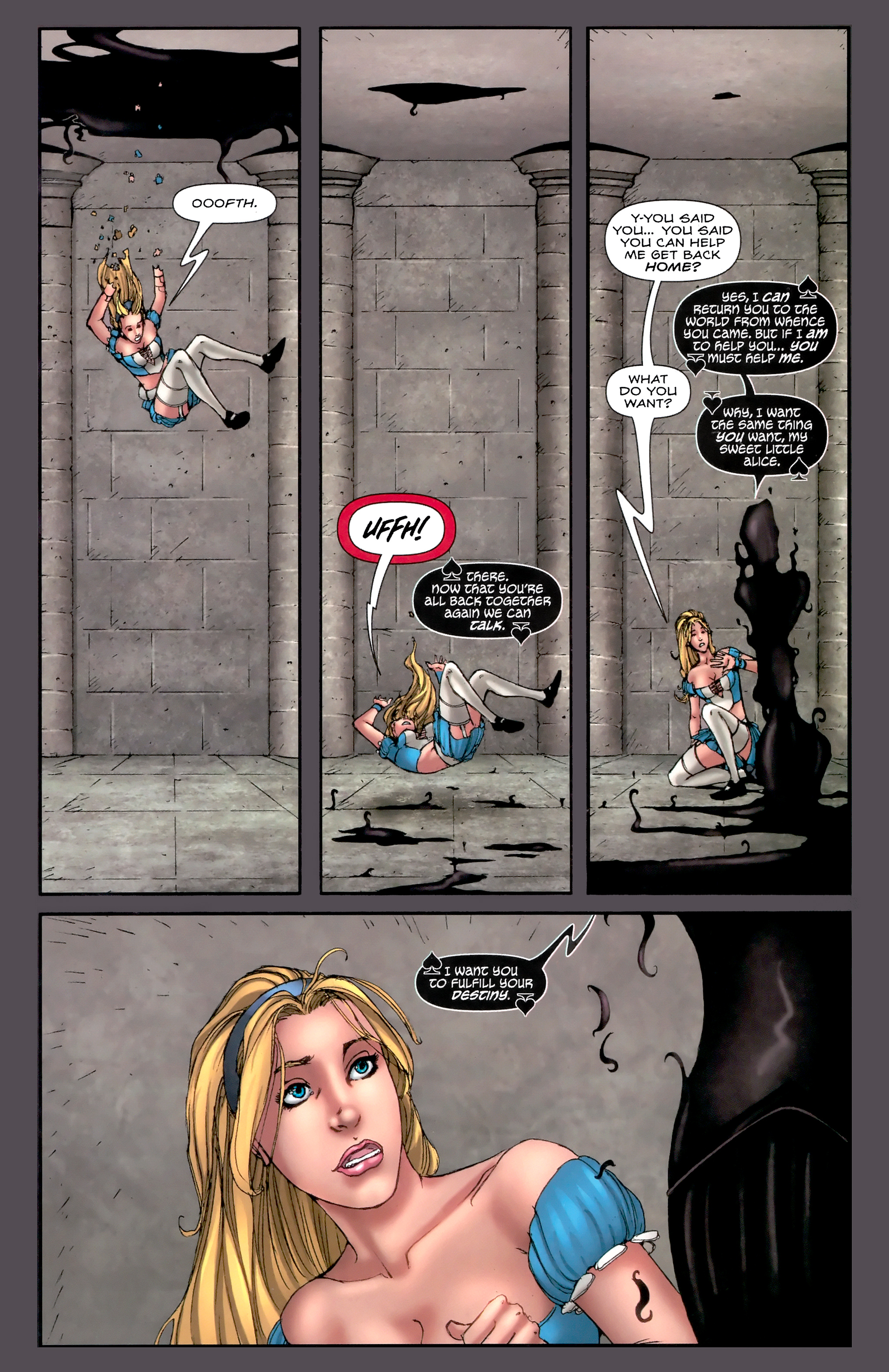 Read online Grimm Fairy Tales presents Alice in Wonderland comic -  Issue #4 - 21