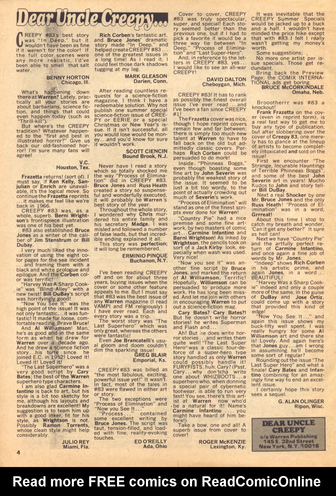 Read online Creepy (1964) comic -  Issue #85 - 4