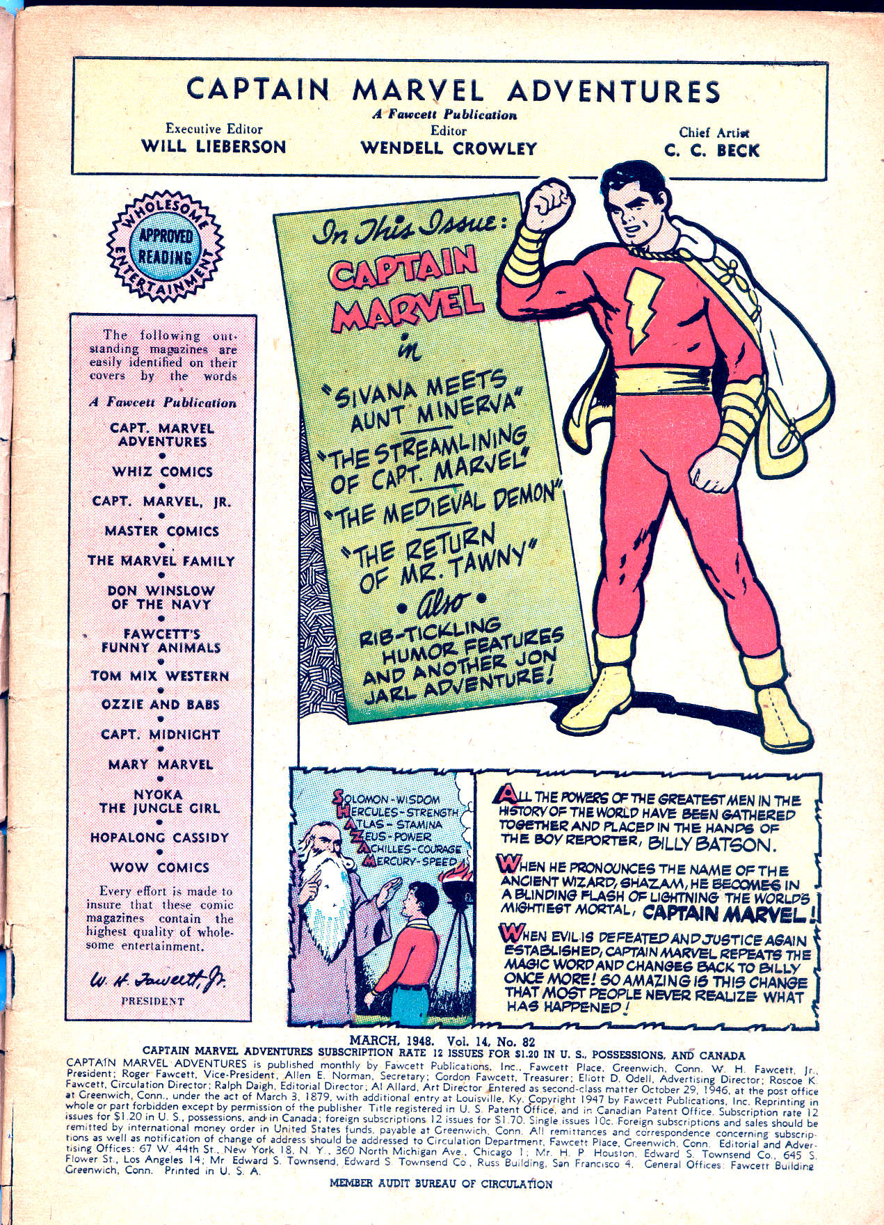 Read online Captain Marvel Adventures comic -  Issue #82 - 3