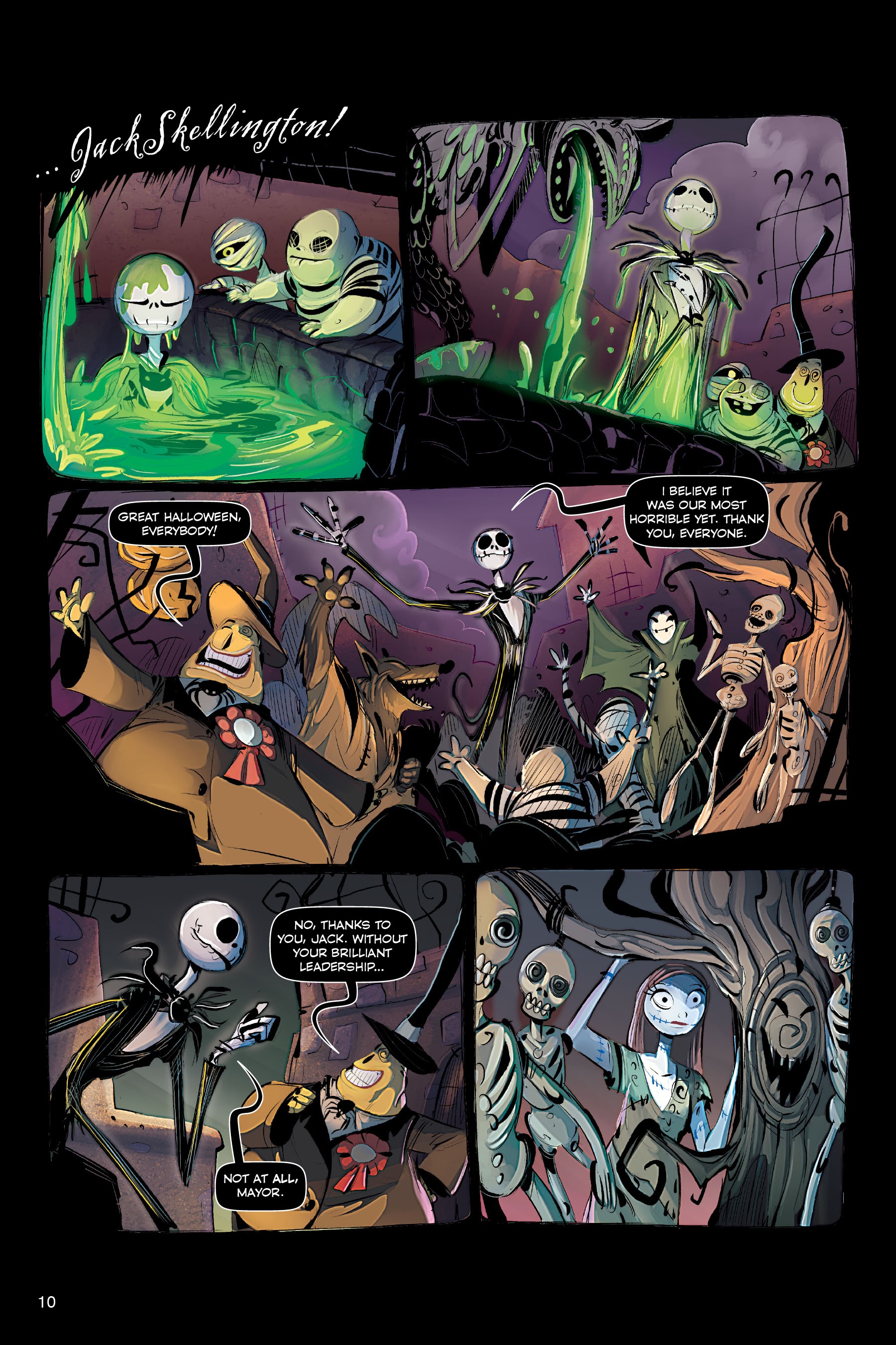 Read online Disney The Nightmare Before Christmas: The Story of the Movie in Comics comic -  Issue # Full - 10