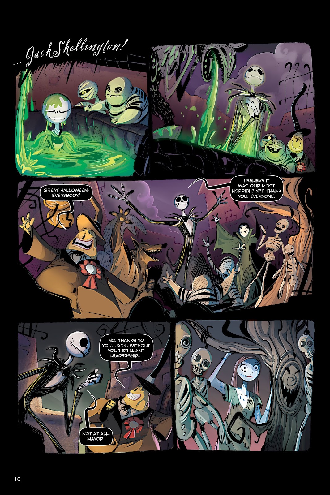 Disney The Nightmare Before Christmas: The Story of the Movie in Comics issue Full - Page 10