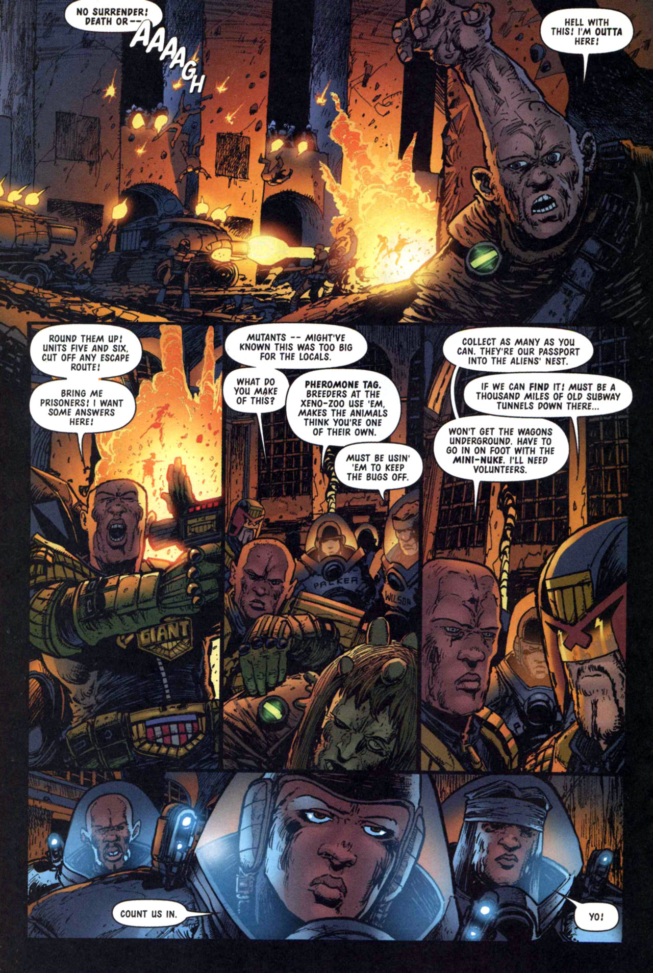 Read online Judge Dredd Vs. Aliens:  Incubus comic -  Issue #4 - 14
