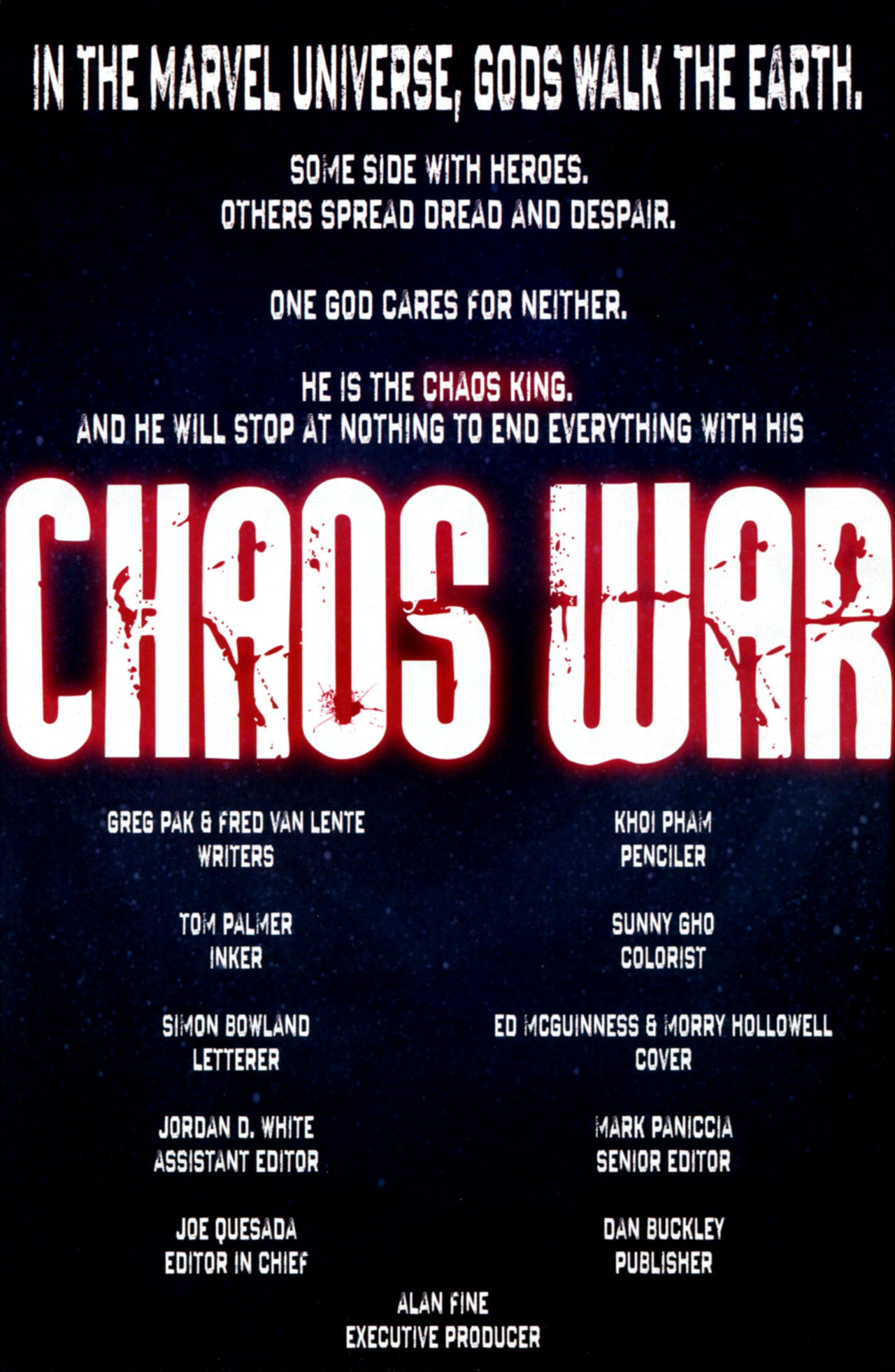 Read online Chaos War comic -  Issue #1 - 2