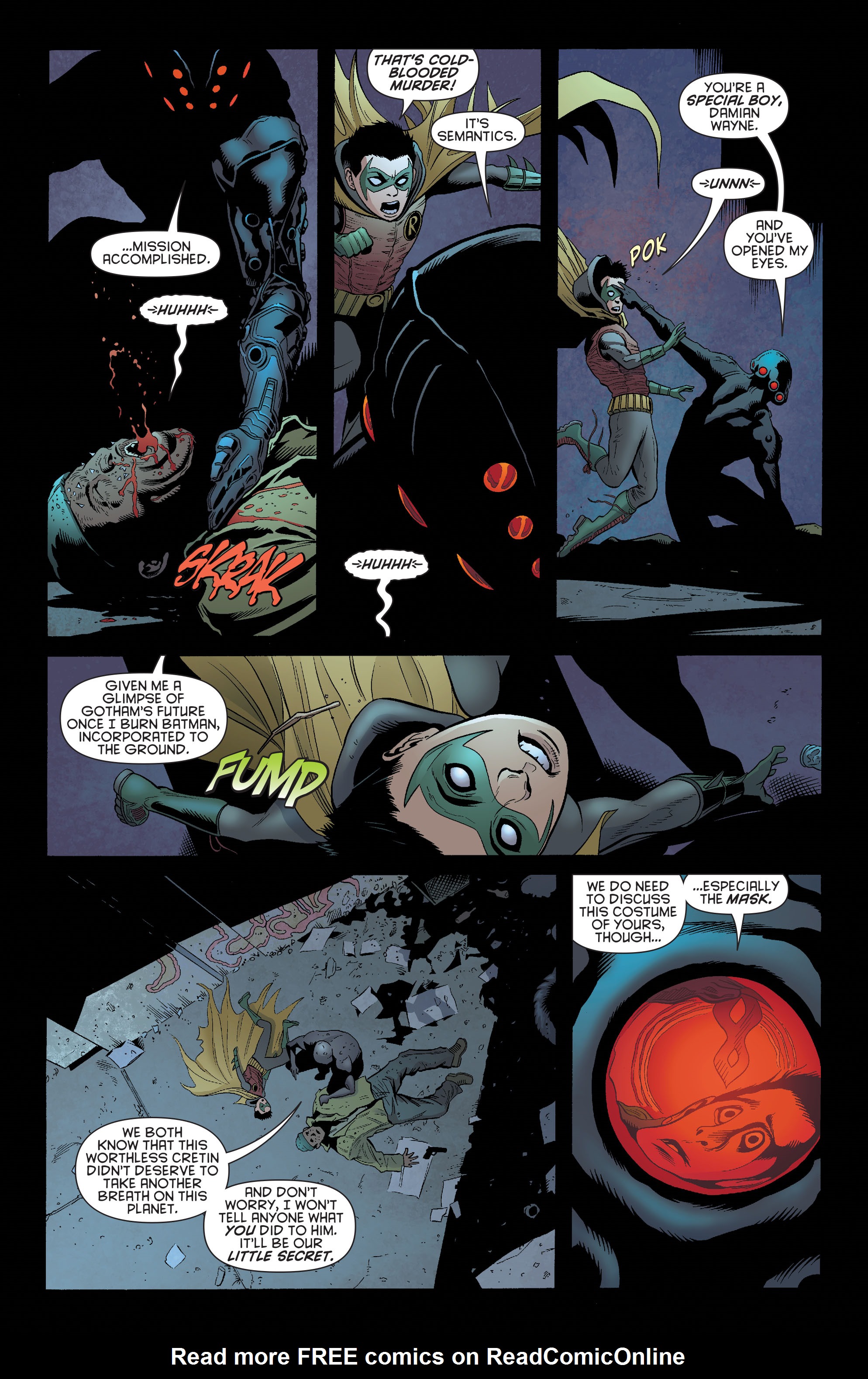 Read online Batman and Robin (2011) comic -  Issue # _Bad Blood (DC Essential Edition) (Part 1) - 60