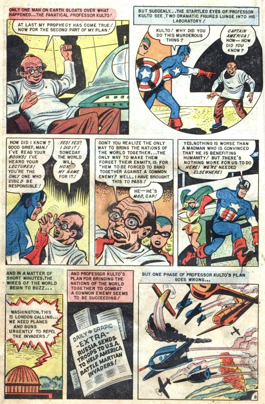 Read online Captain America Comics comic -  Issue #70 - 10