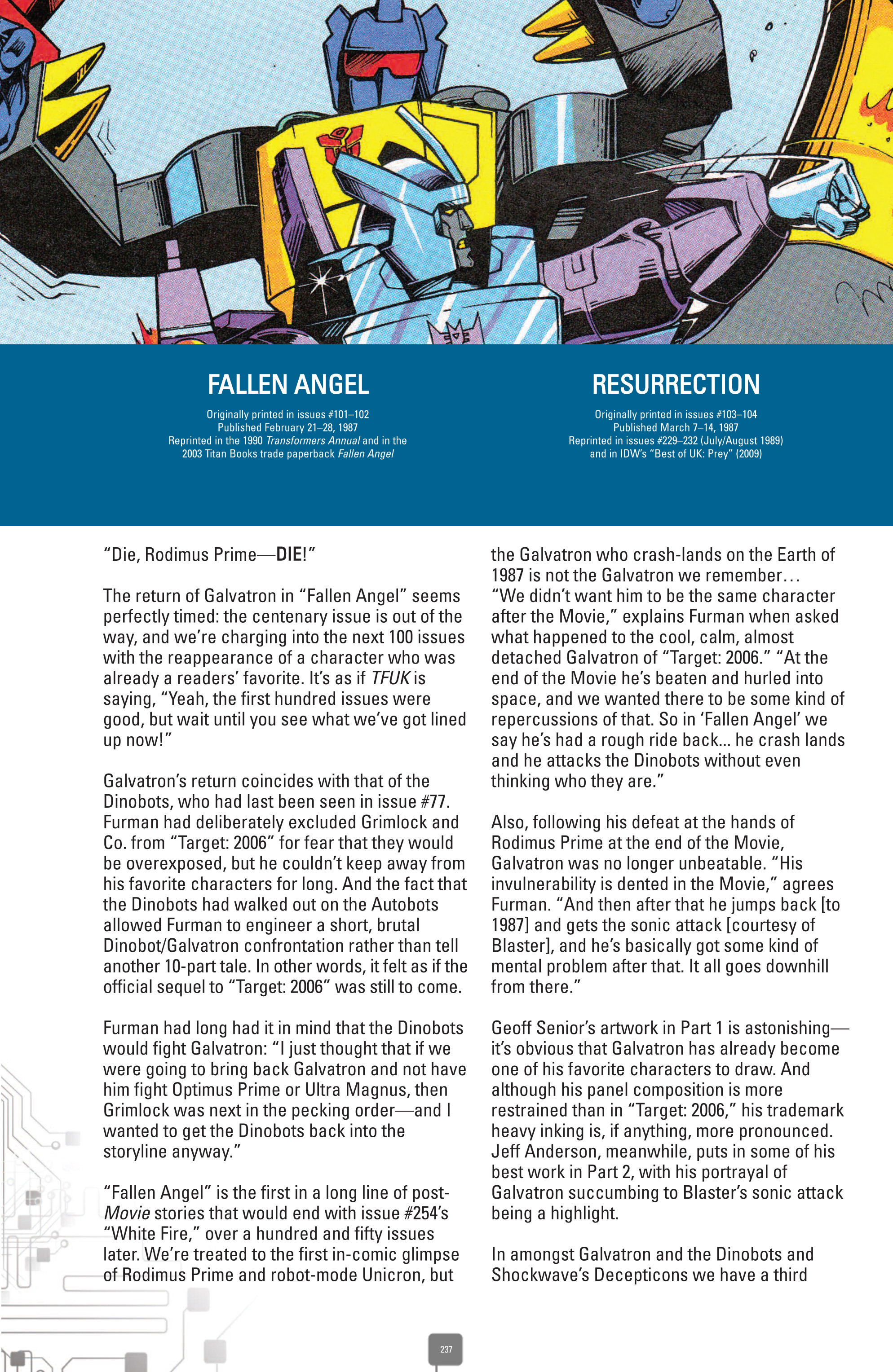 Read online The Transformers Classics UK comic -  Issue # TPB 3 - 237