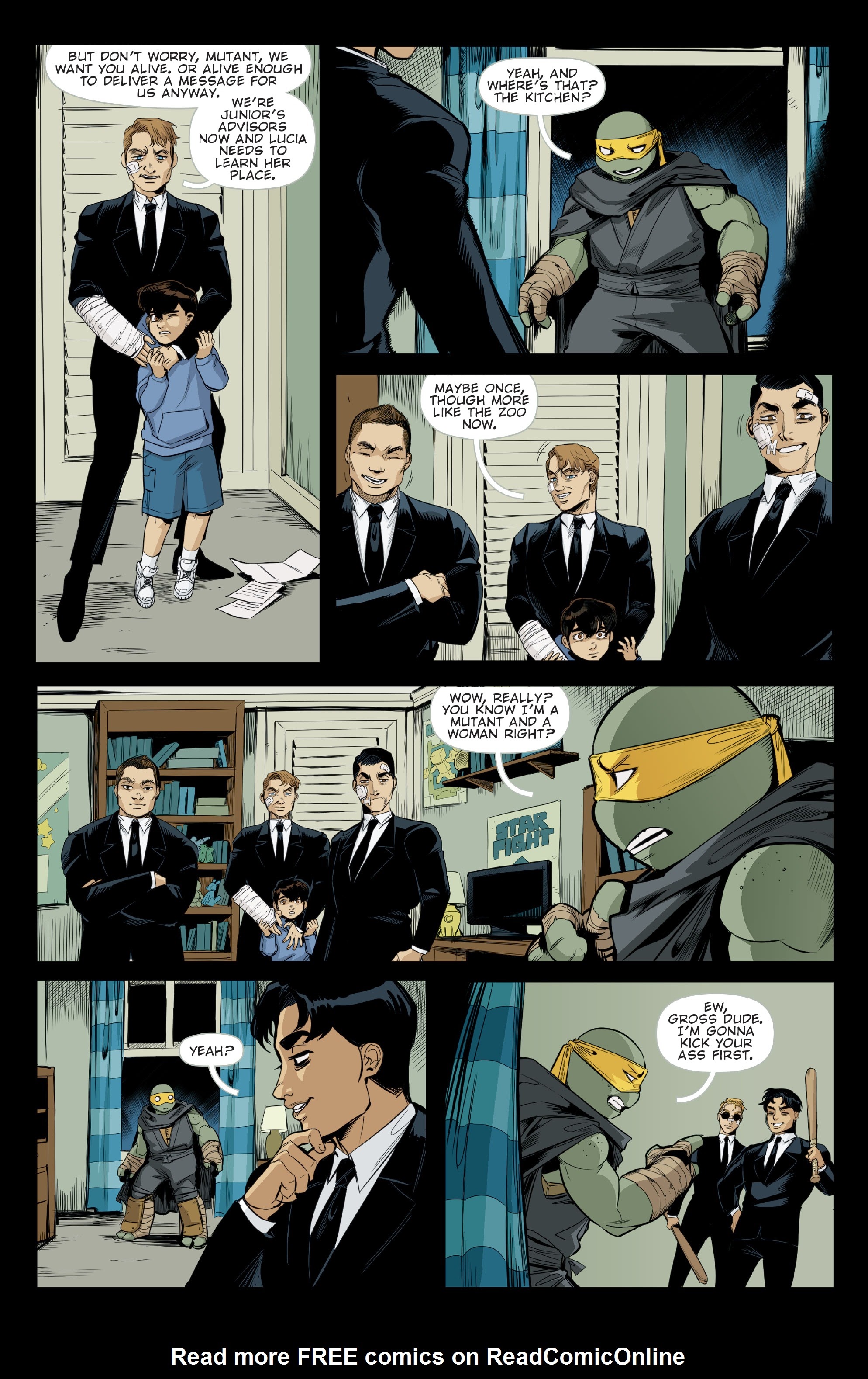 Read online Teenage Mutant Ninja Turtles: Jennika II comic -  Issue #5 - 9