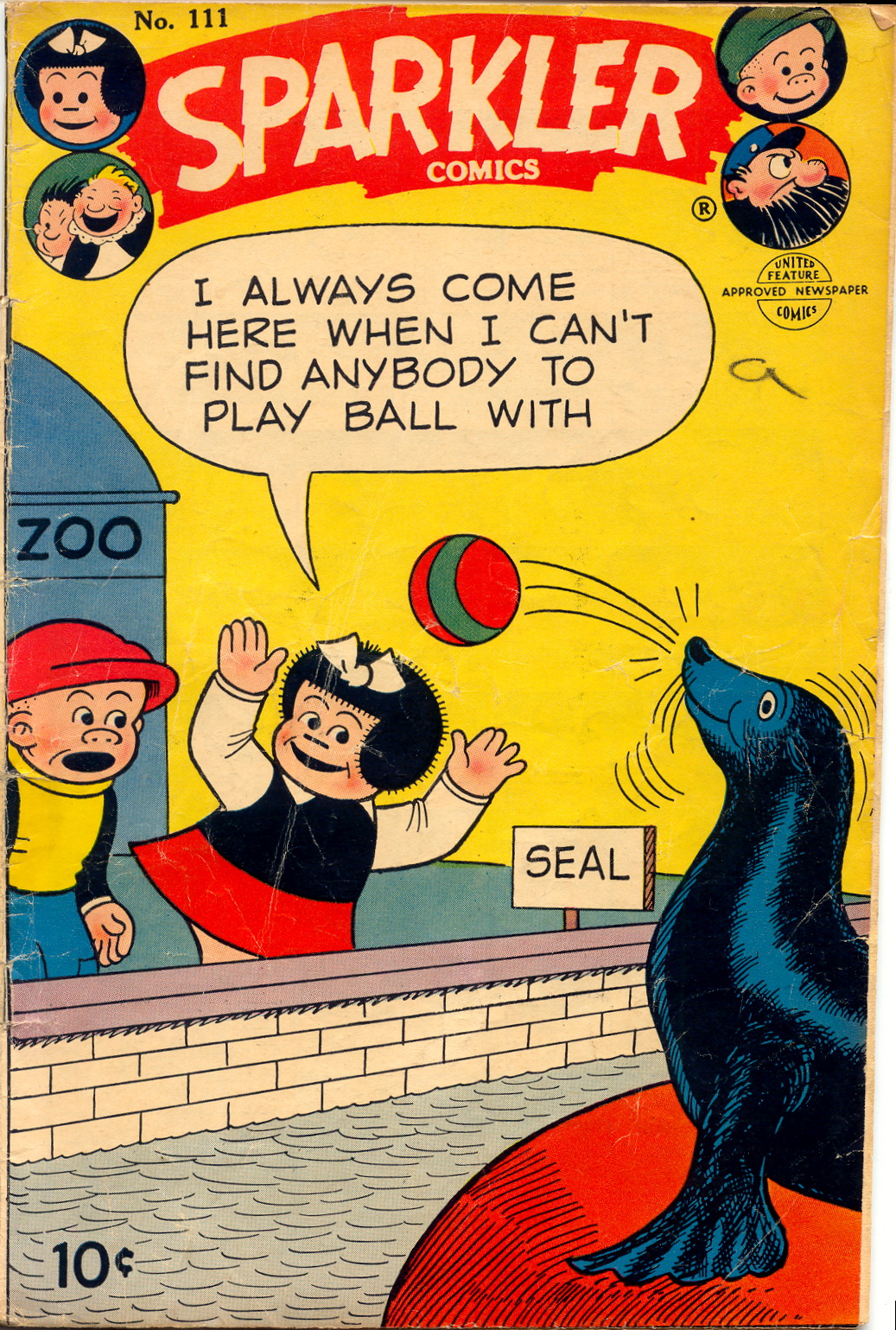 Read online Sparkler Comics comic -  Issue #111 - 1