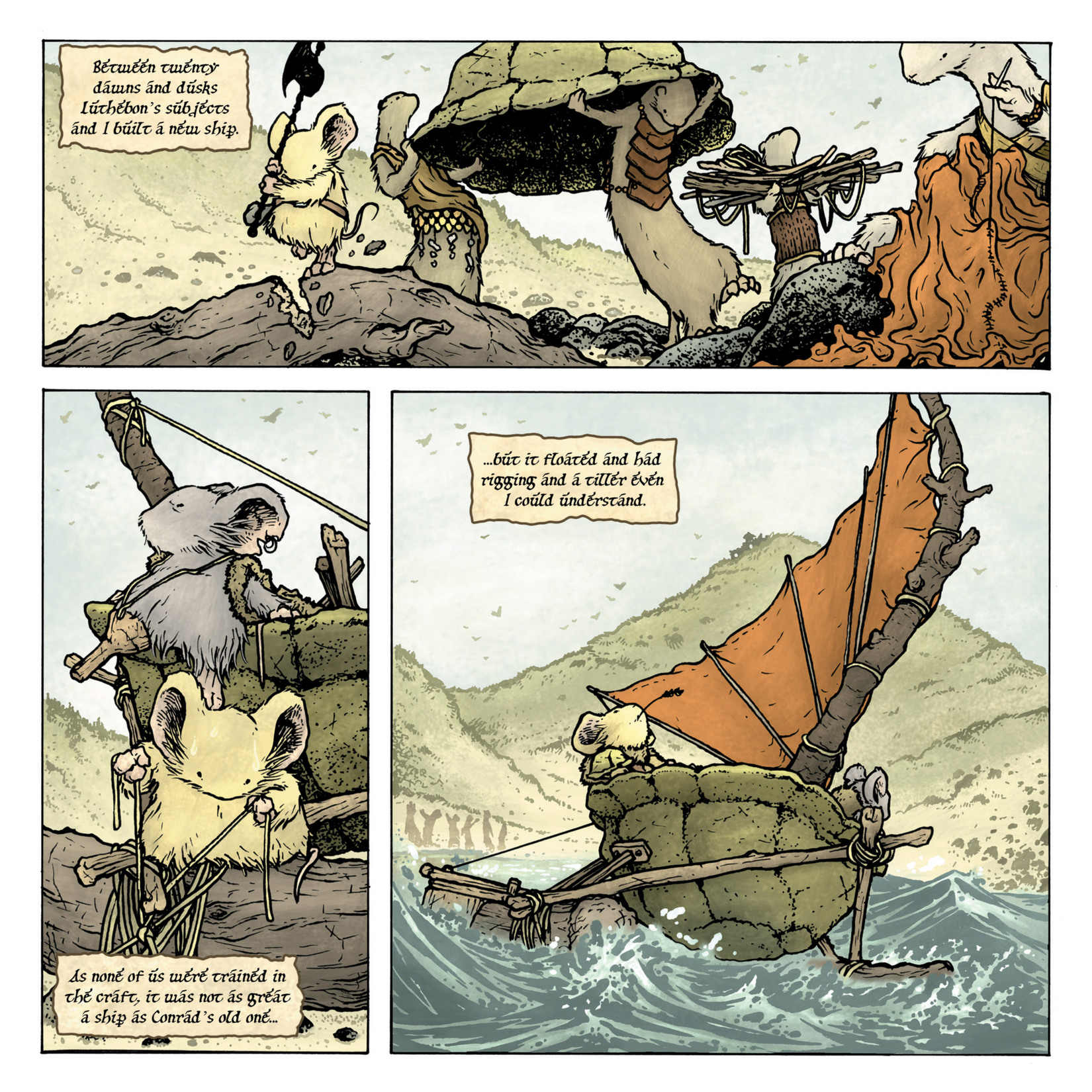 Read online Mouse Guard: The Black Axe comic -  Issue #5 - 13