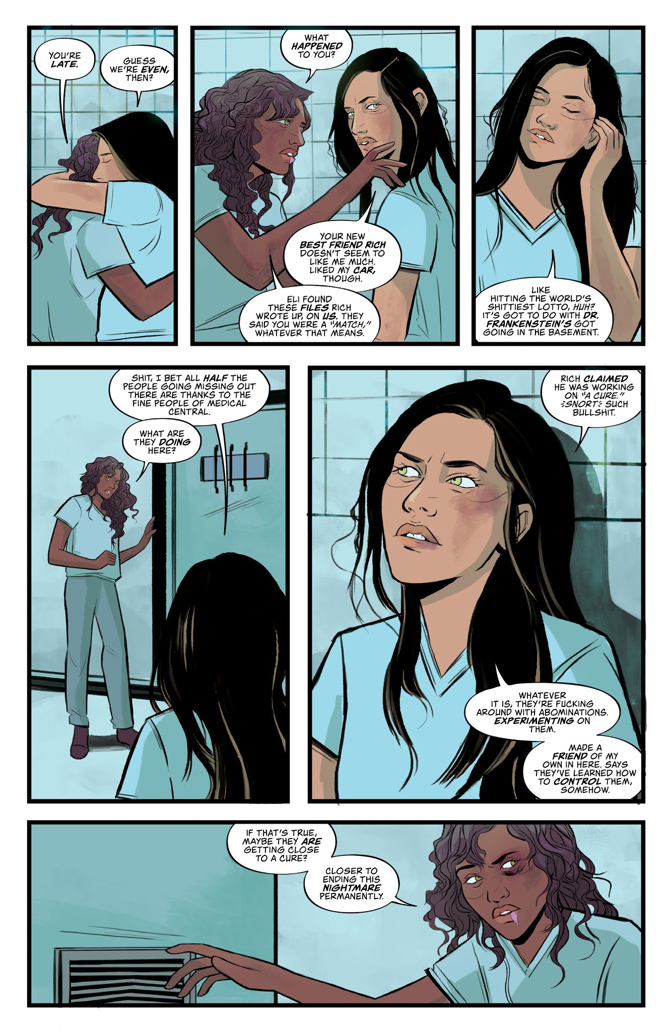 Read online The Wilds comic -  Issue #4 - 4