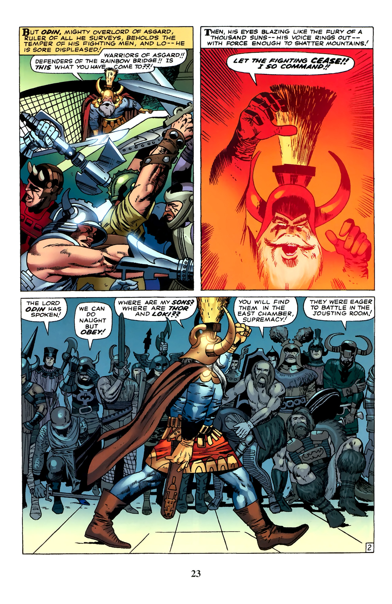 Read online Thor: Tales of Asgard by Stan Lee & Jack Kirby comic -  Issue #3 - 25