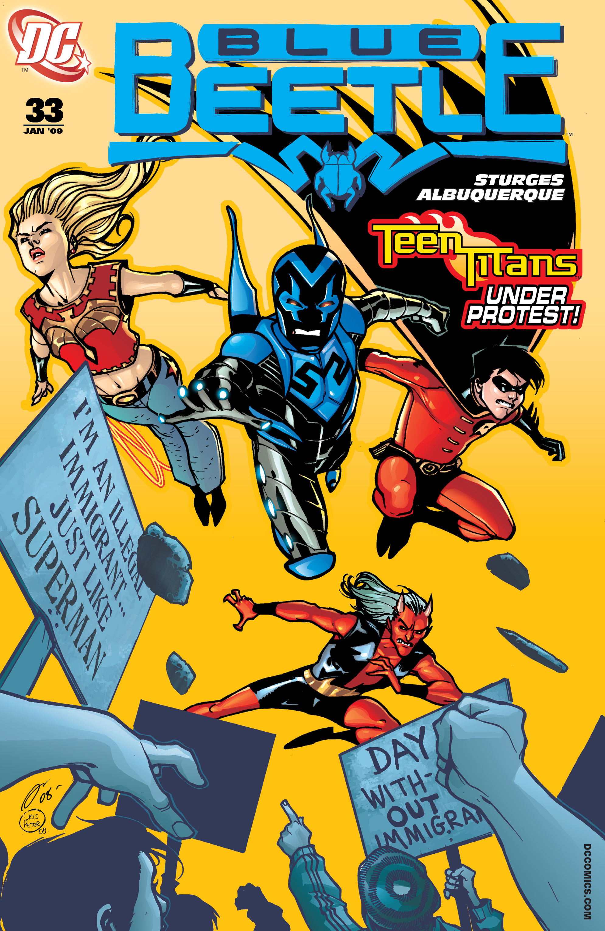 Read online Blue Beetle (2006) comic -  Issue #33 - 1