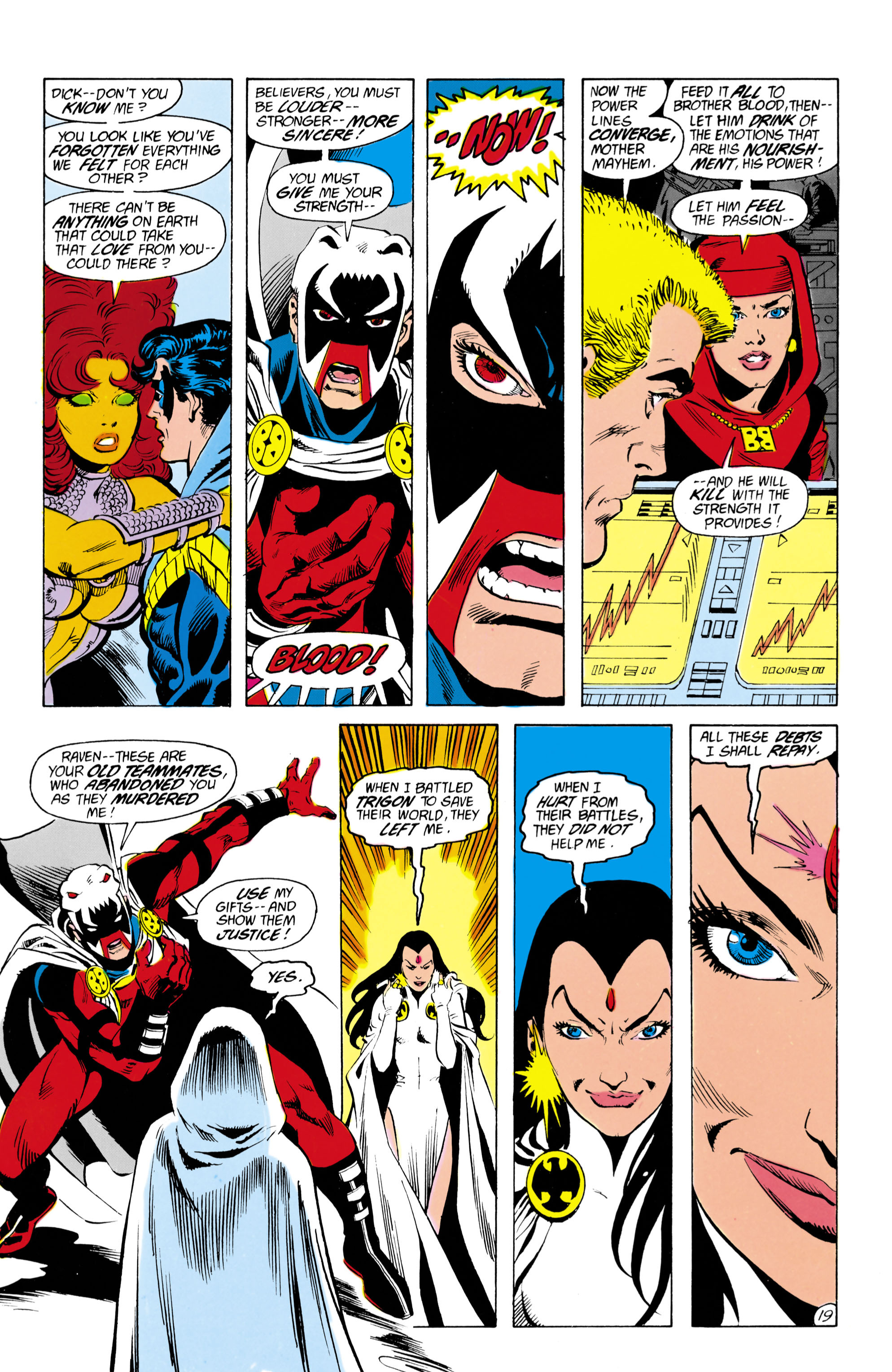 Read online The New Teen Titans (1984) comic -  Issue #29 - 19