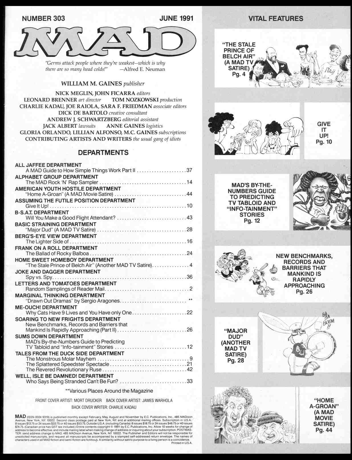 Read online MAD comic -  Issue #303 - 4