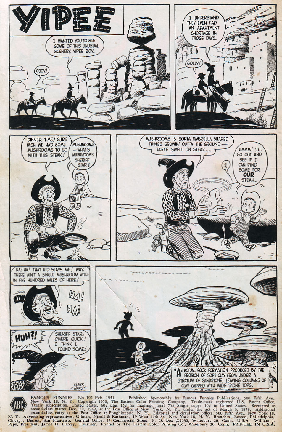 Read online Famous Funnies comic -  Issue #192 - 2