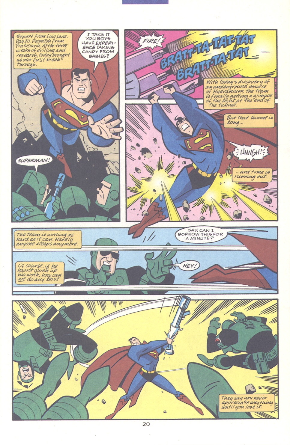 Read online Superman Adventures comic -  Issue #11 - 21