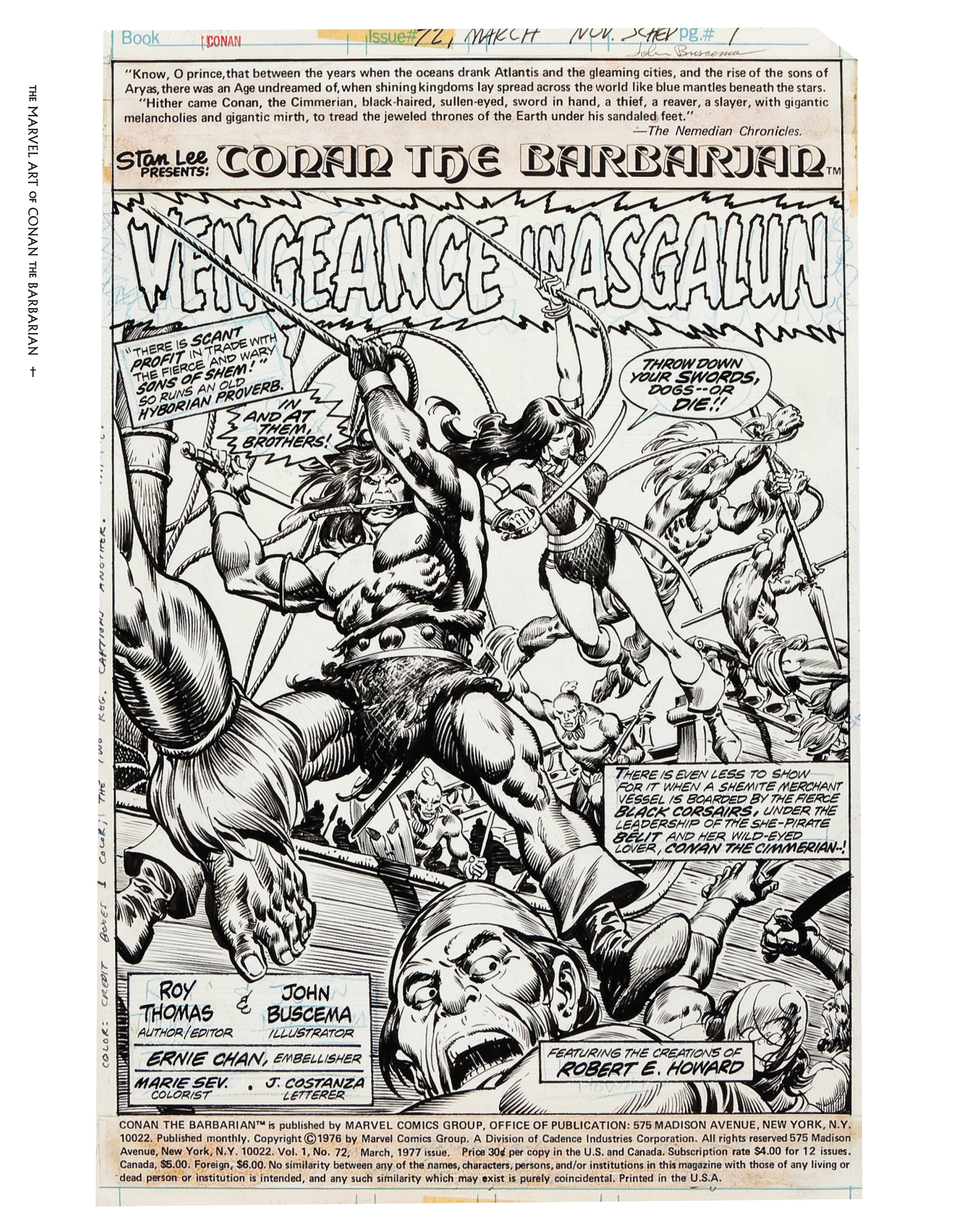 Read online Marvel Art of Conan the Barbarian comic -  Issue # TPB (Part 1) - 73