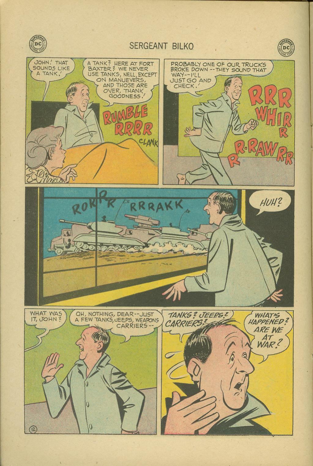 Read online Sergeant Bilko comic -  Issue #6 - 14