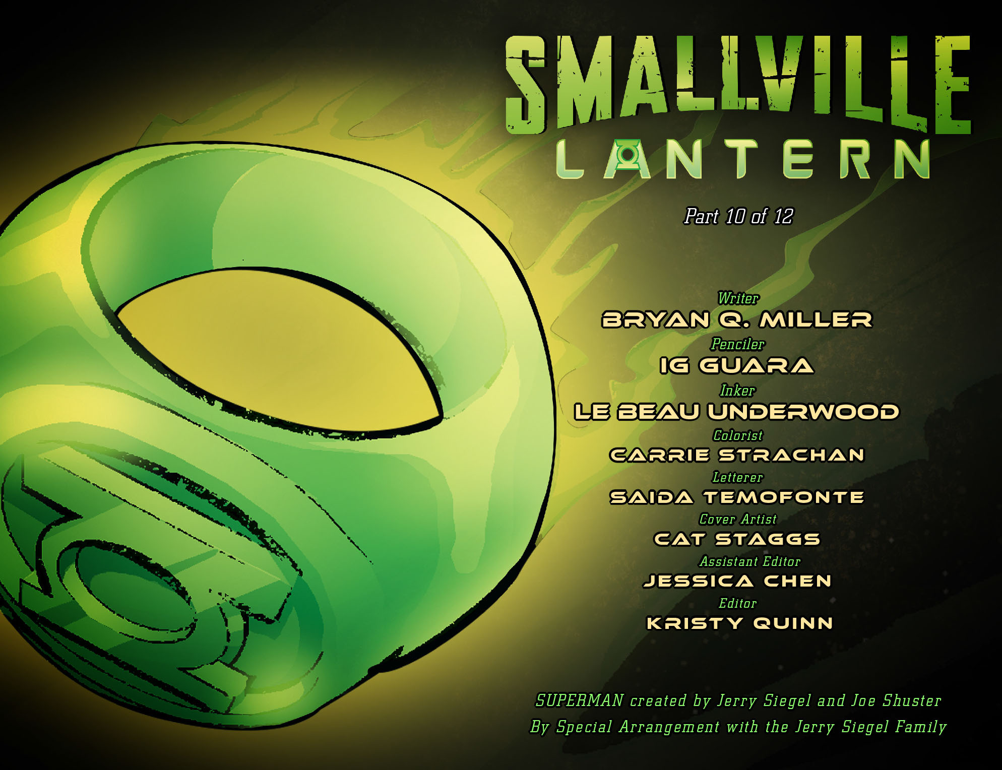 Read online Smallville: Lantern [I] comic -  Issue #10 - 2