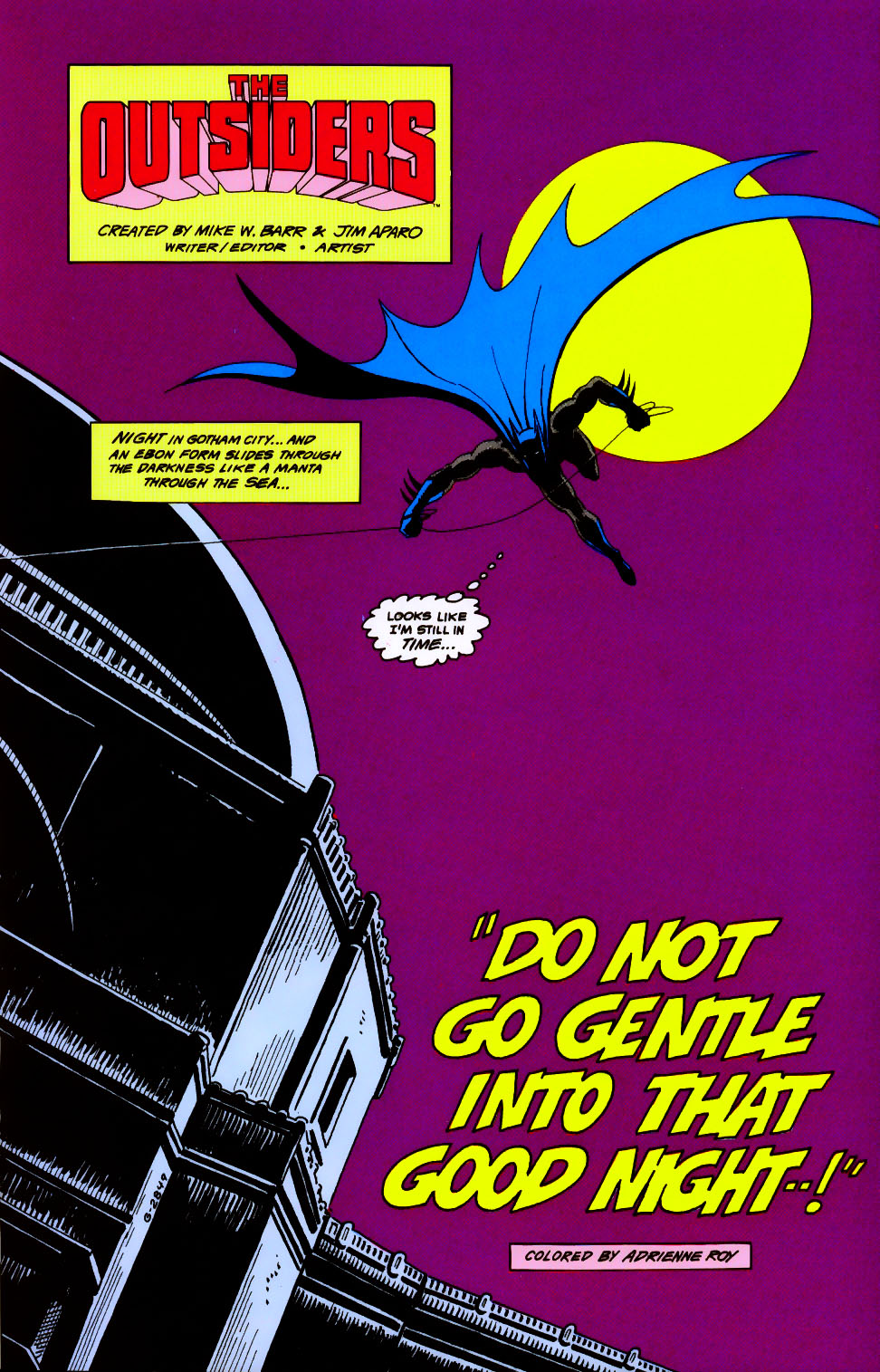 Read online The Outsiders (1985) comic -  Issue #17 - 3