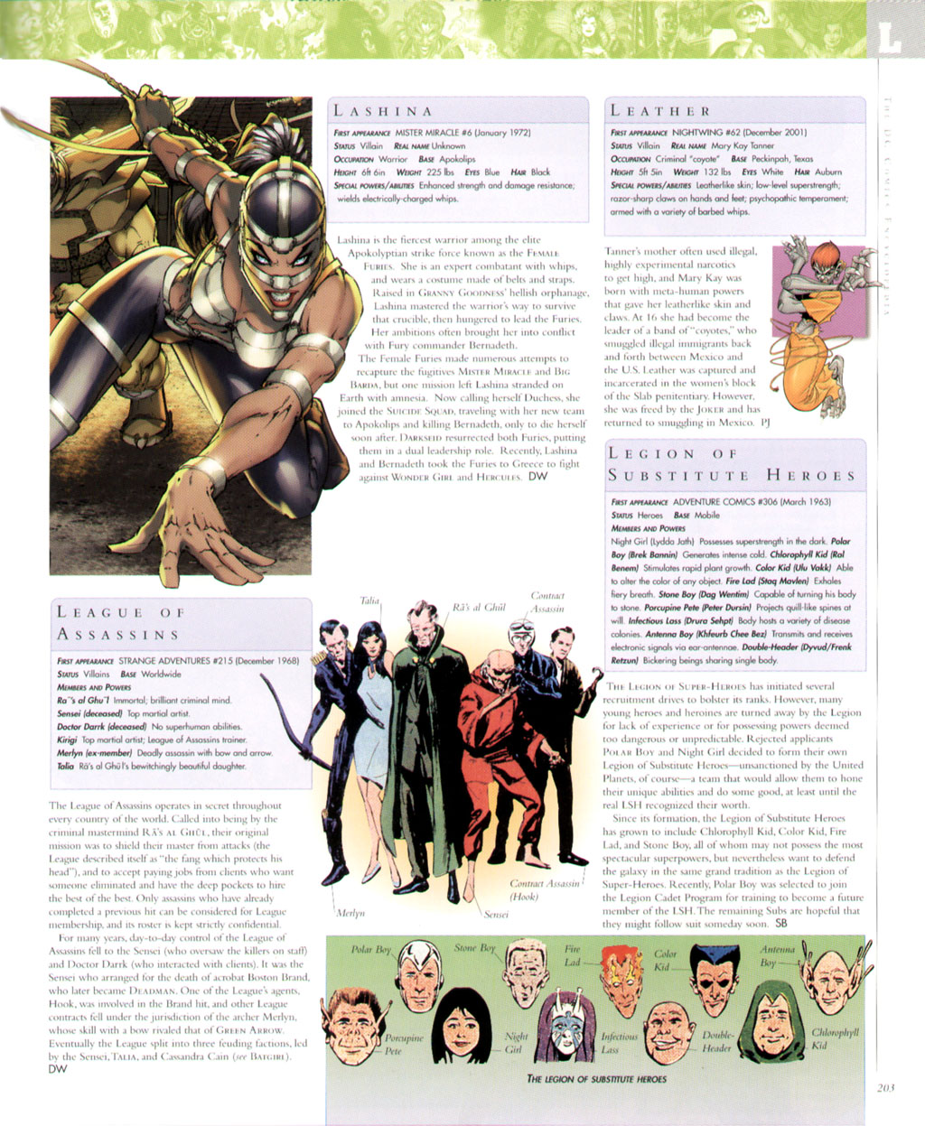 Read online The DC Comics Encyclopedia comic -  Issue # TPB 2 (Part 1) - 197