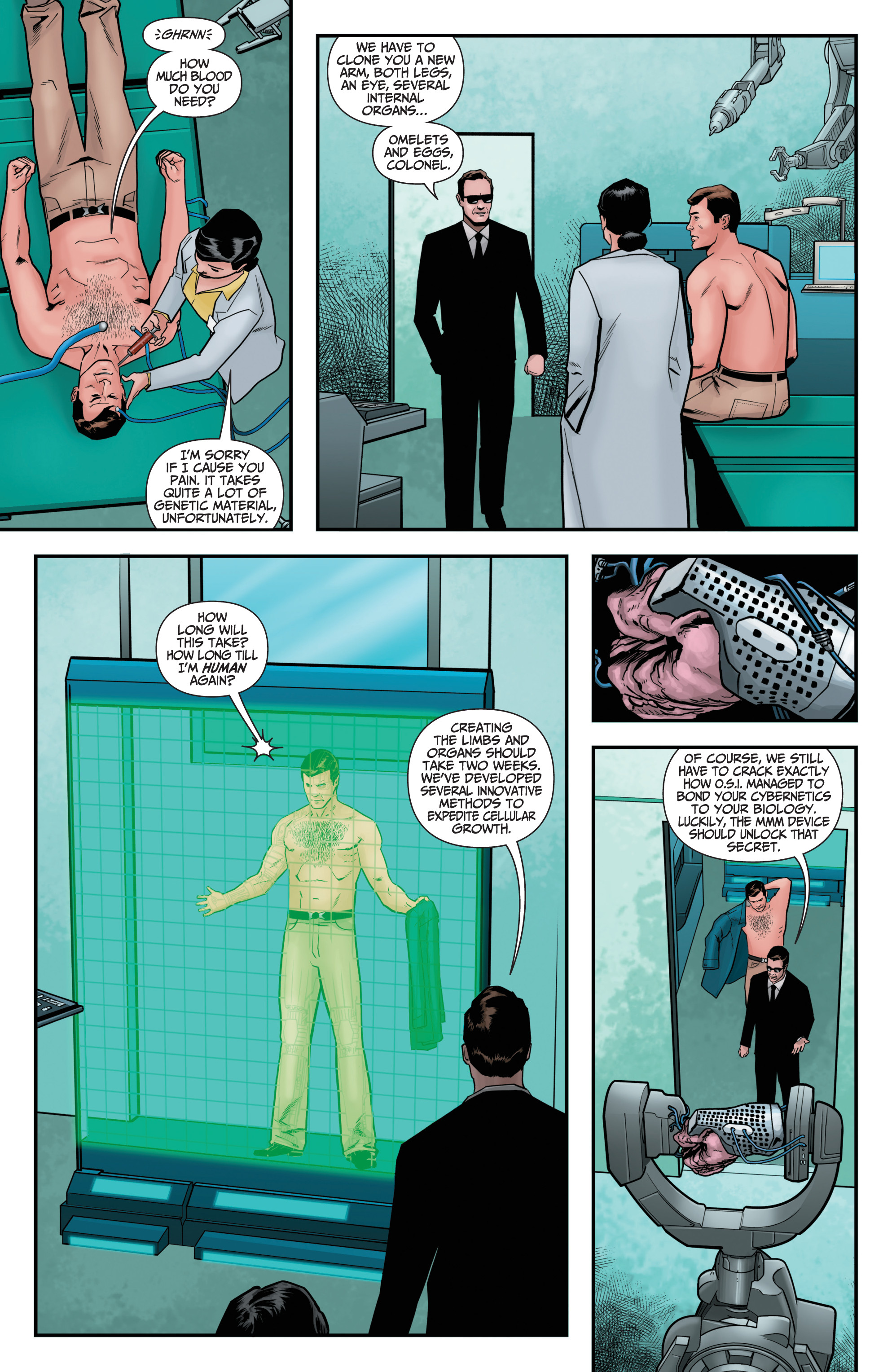 Read online The Six Million Dollar Man: Fall of Man comic -  Issue #4 - 6