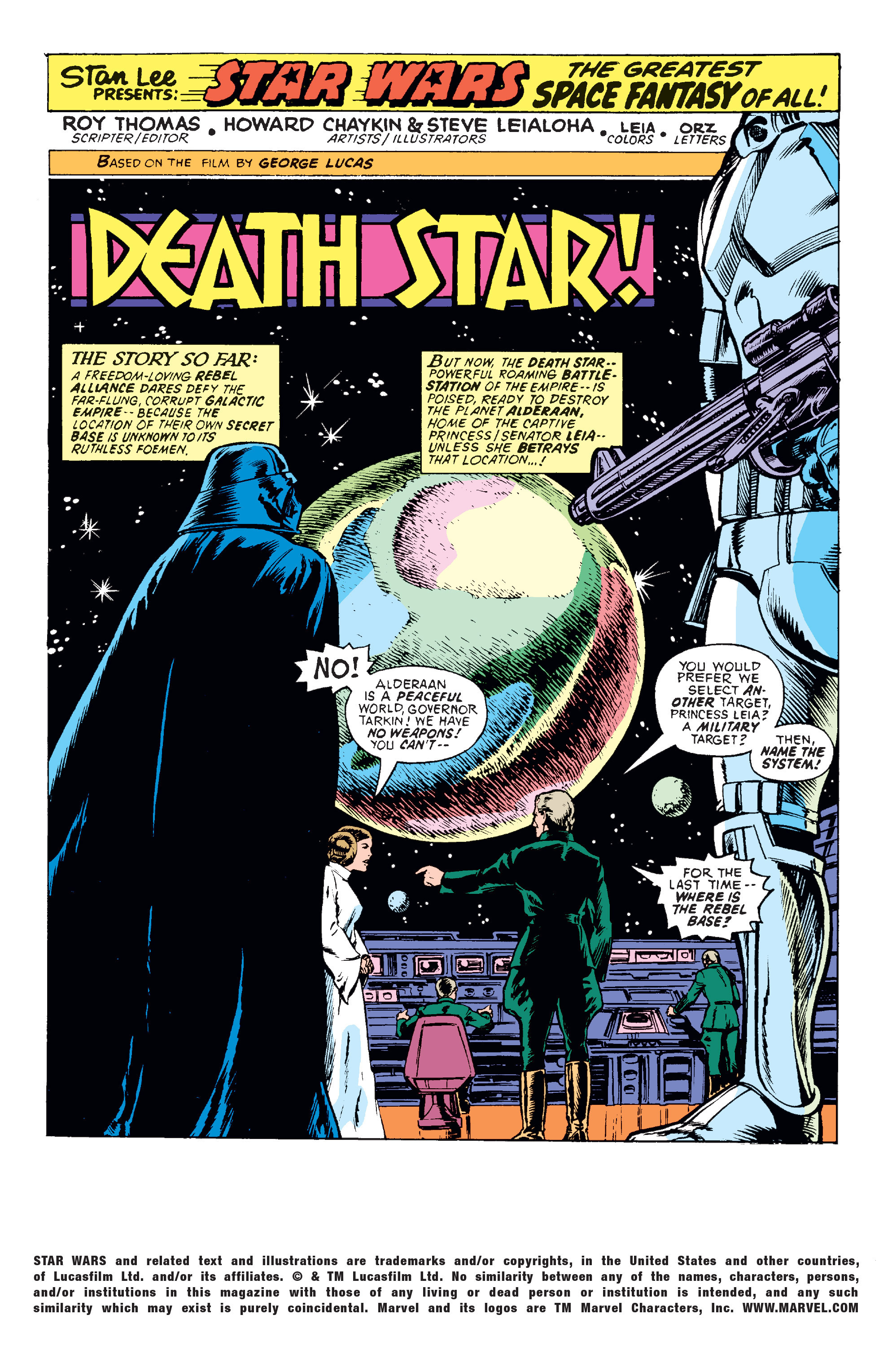 Read online Star Wars (1977) comic -  Issue #3 - 2