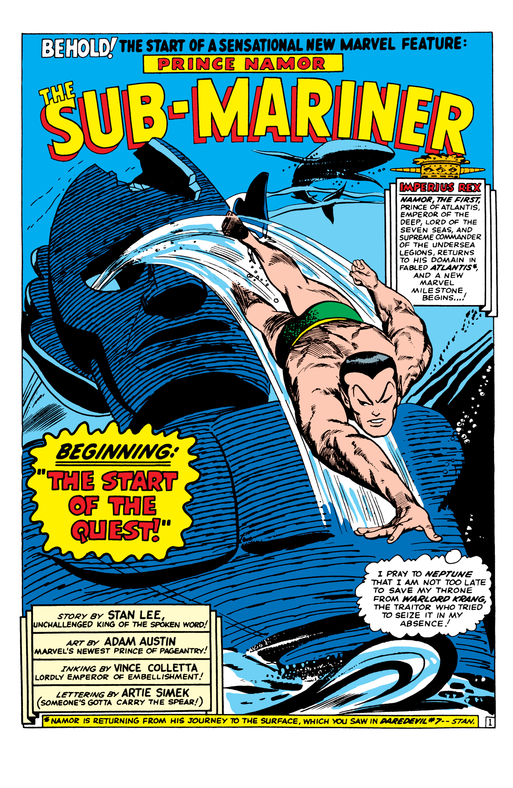 Read online Namor, The Sub-Mariner Epic Collection: Enter The Sub-Mariner comic -  Issue # TPB (Part 4) - 11