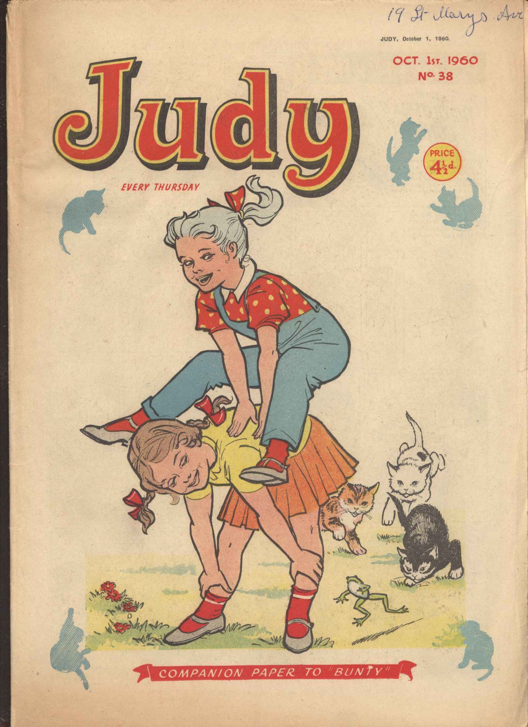 Read online Judy comic -  Issue #38 - 1