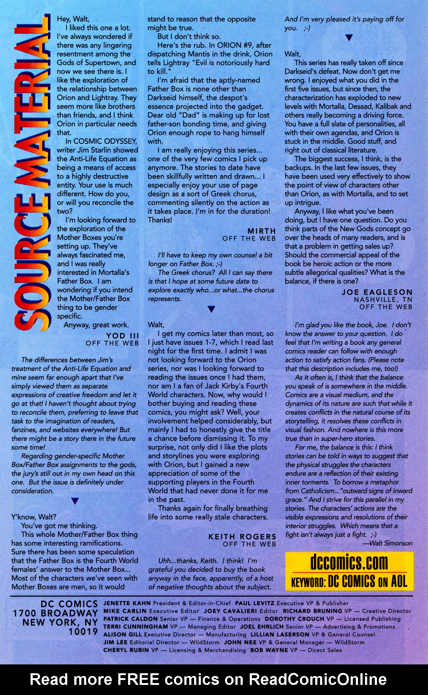 Read online Orion comic -  Issue #12 - 24