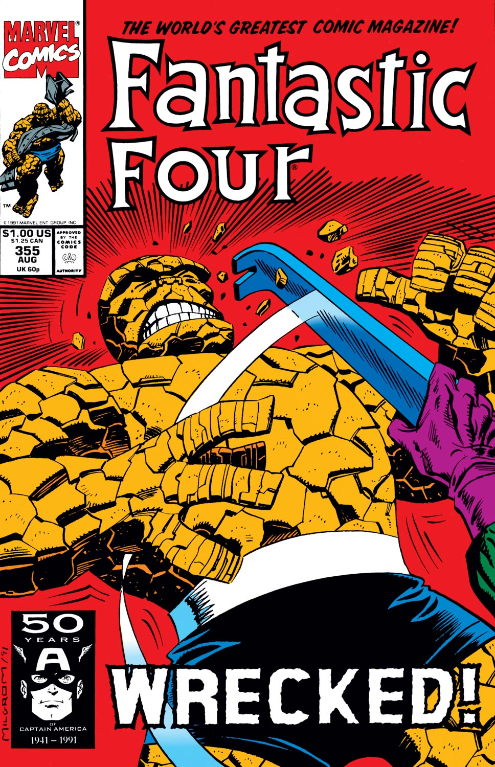 Read online Fantastic Four (1961) comic -  Issue #355 - 1