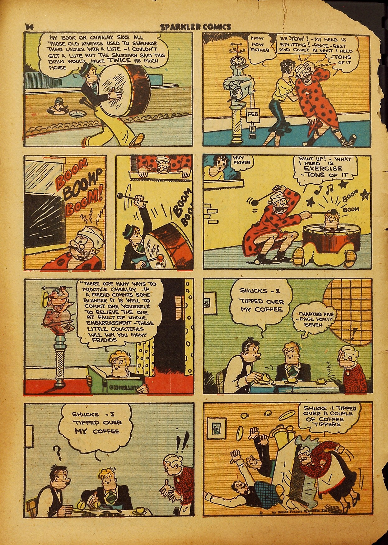 Read online Sparkler Comics comic -  Issue #1 - 17