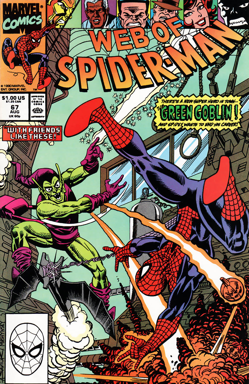 Read online Web of Spider-Man (1985) comic -  Issue #67 - 1