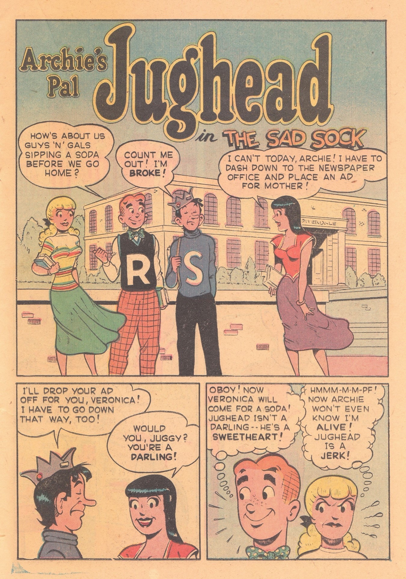 Read online Archie's Pal Jughead comic -  Issue #4 - 16
