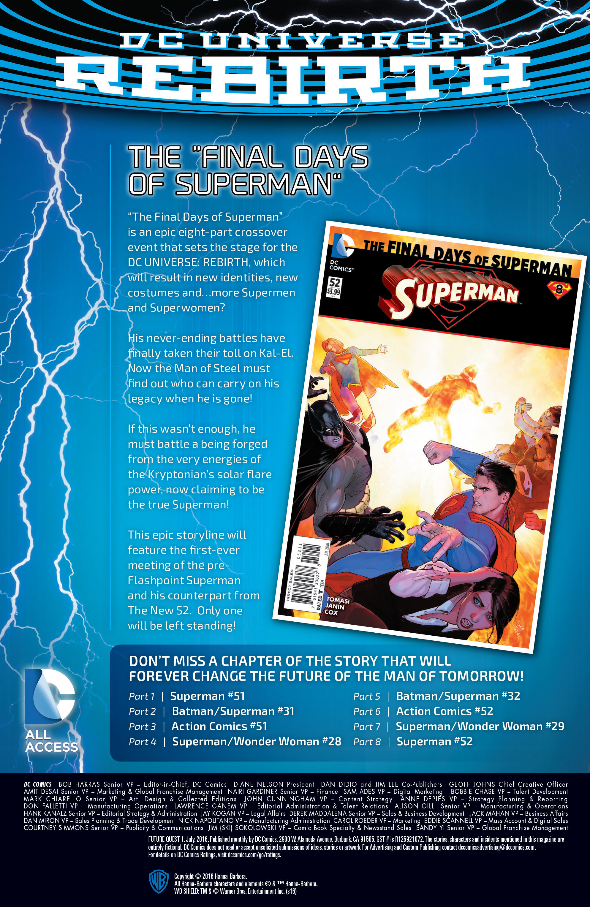 Read online Future Quest comic -  Issue #1 - 41
